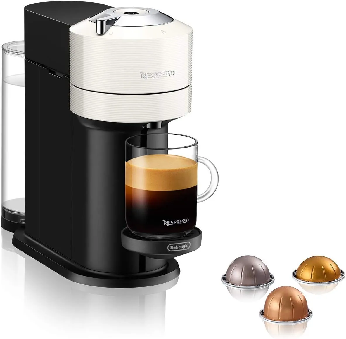 Bild von Nespresso De'Longhi ENV 120.W Vertuo Next Kaffeekapselmaschine in Weiß