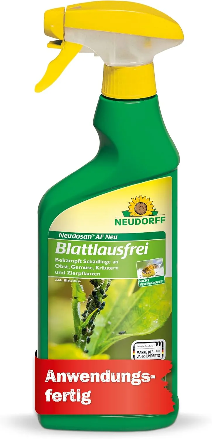 Bild von Neudorff Neudosan AF Neu 500 ml Blattlausfrei zur Bekämpfung von Blattläusen, weißen Fliegen und Spinnmilben an Obst, Gemüse, Kräutern und Zierpflanzen
