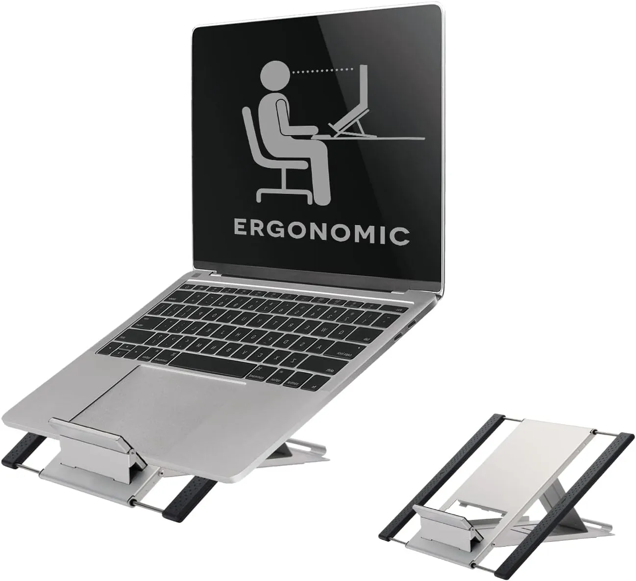 Bild von Newstar NSLS100 mobiler Laptopständer in Silber