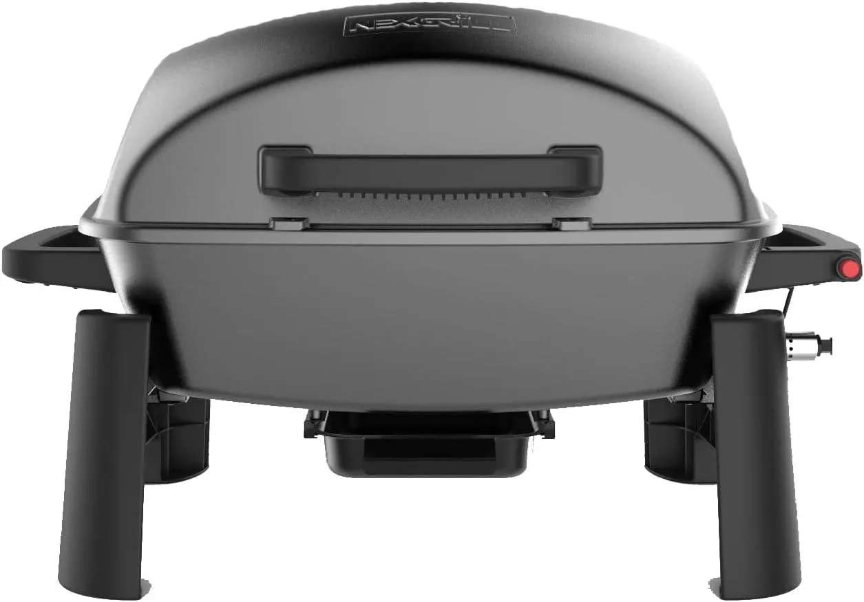 Bild von Nexgrill tragbarer 1-Brenner Gasgrill mit Edelstahlbrenner und Piezozündung, ideal für Balkon und Camping