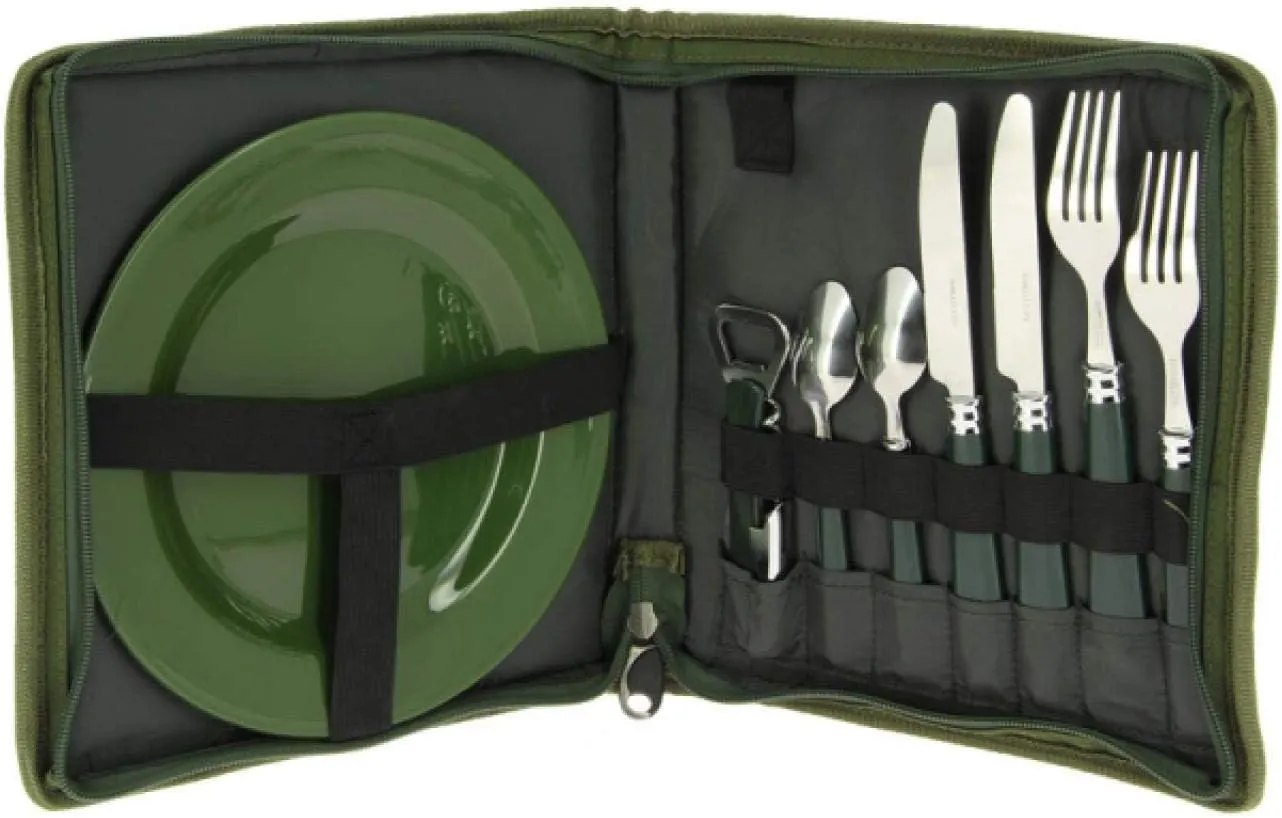 Bild von NGT Day Cutlery Plus Set in Grün aus Kunststoff