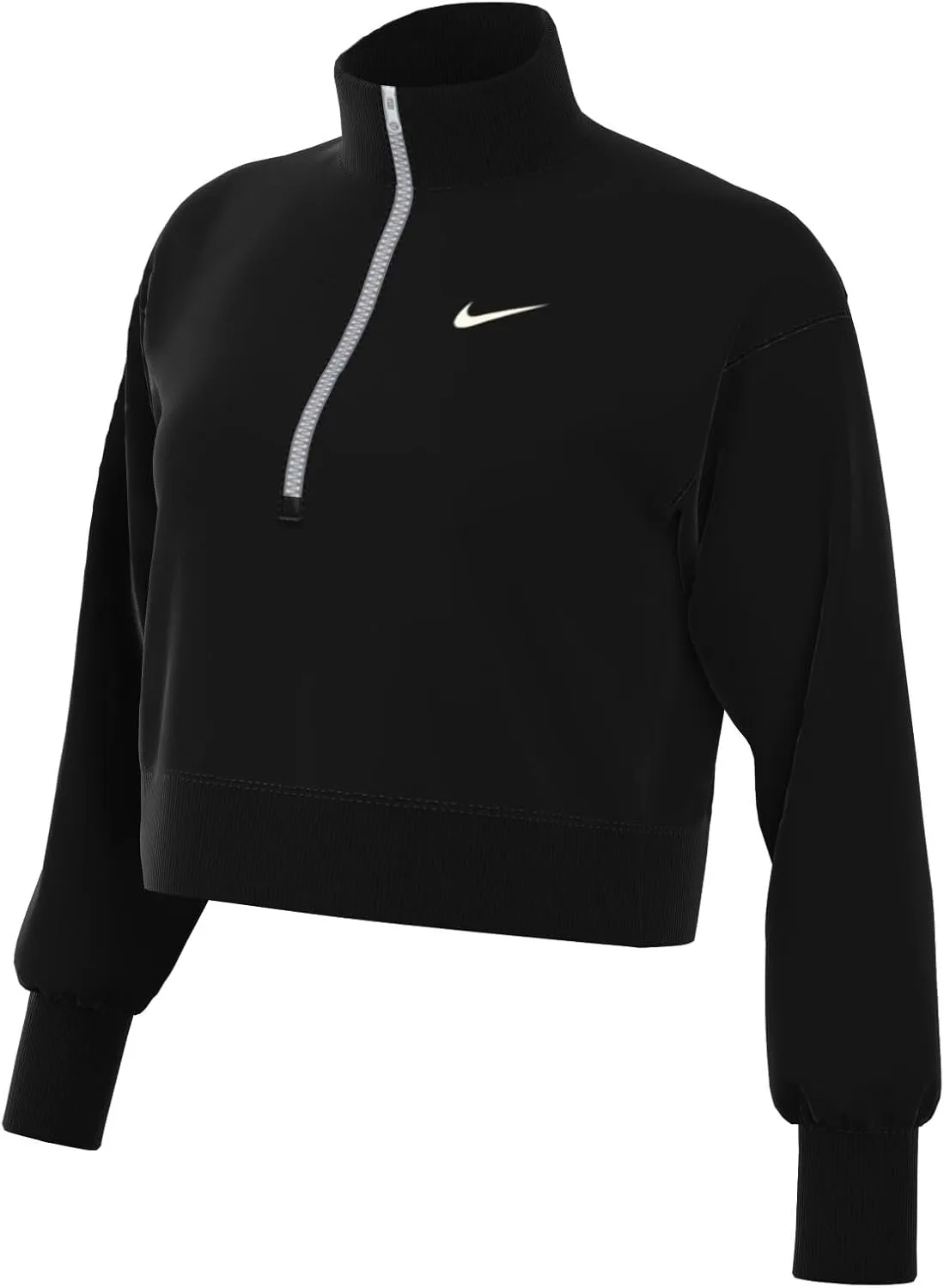 Bild von Nike DQ5767-010 Damen Crop Sweatshirt in Schwarz mit Segelmotiv