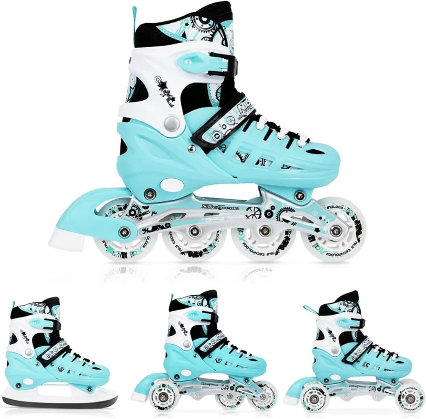 Bild von NILS verstellbare Schlittschuhe NH10905 für Mädchen, Jungen und Damen