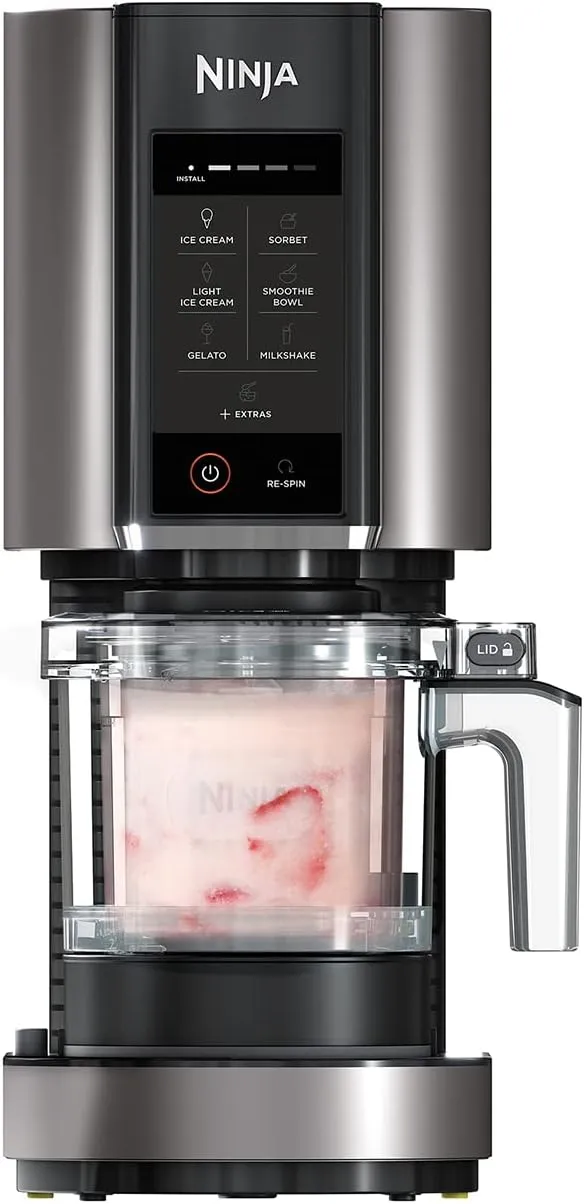 Bild von Ninja NC300EU Eismaschine und Dessertmaschine mit 1,4L Kapazität und 7 Programmen für Eis, Gelato, Sorbet und mehr