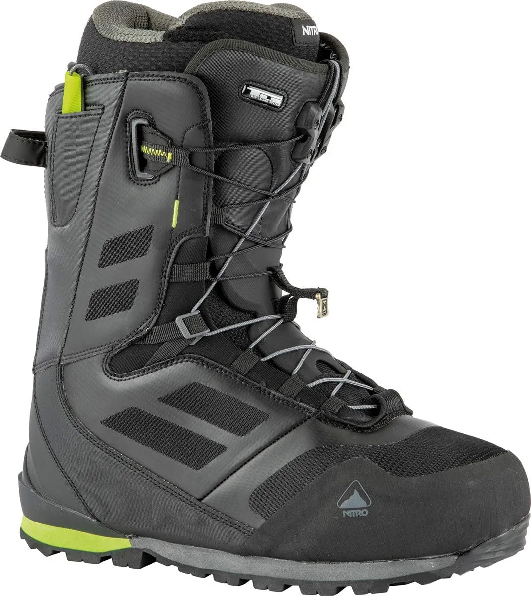 Bild von Nitro Herren Incline TLS 21 Splitboardboot in Schwarz-Grün für All Mountain und Freeride