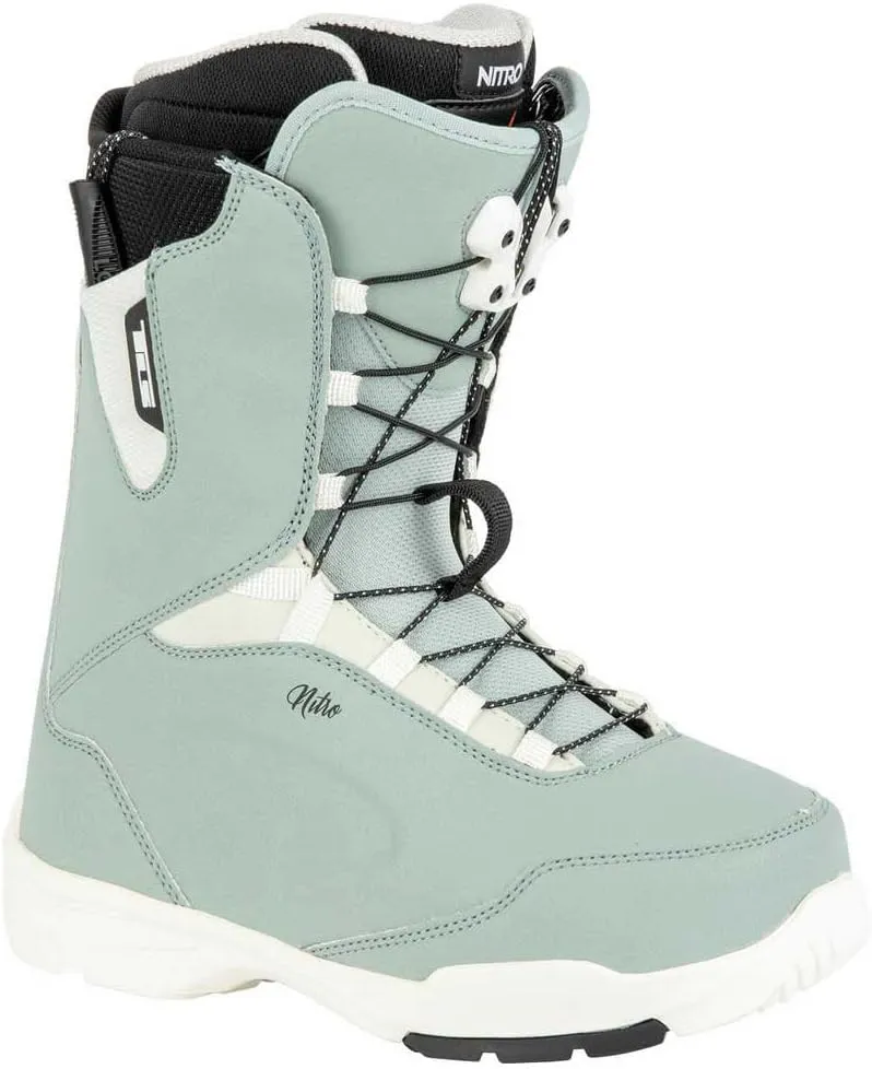 Bild von Nitro Scala TLS 23 Damen Snowboardboot in Ice White, Größe 24,5 MP oder EU 38, US 7 für All Mountain und Freeride