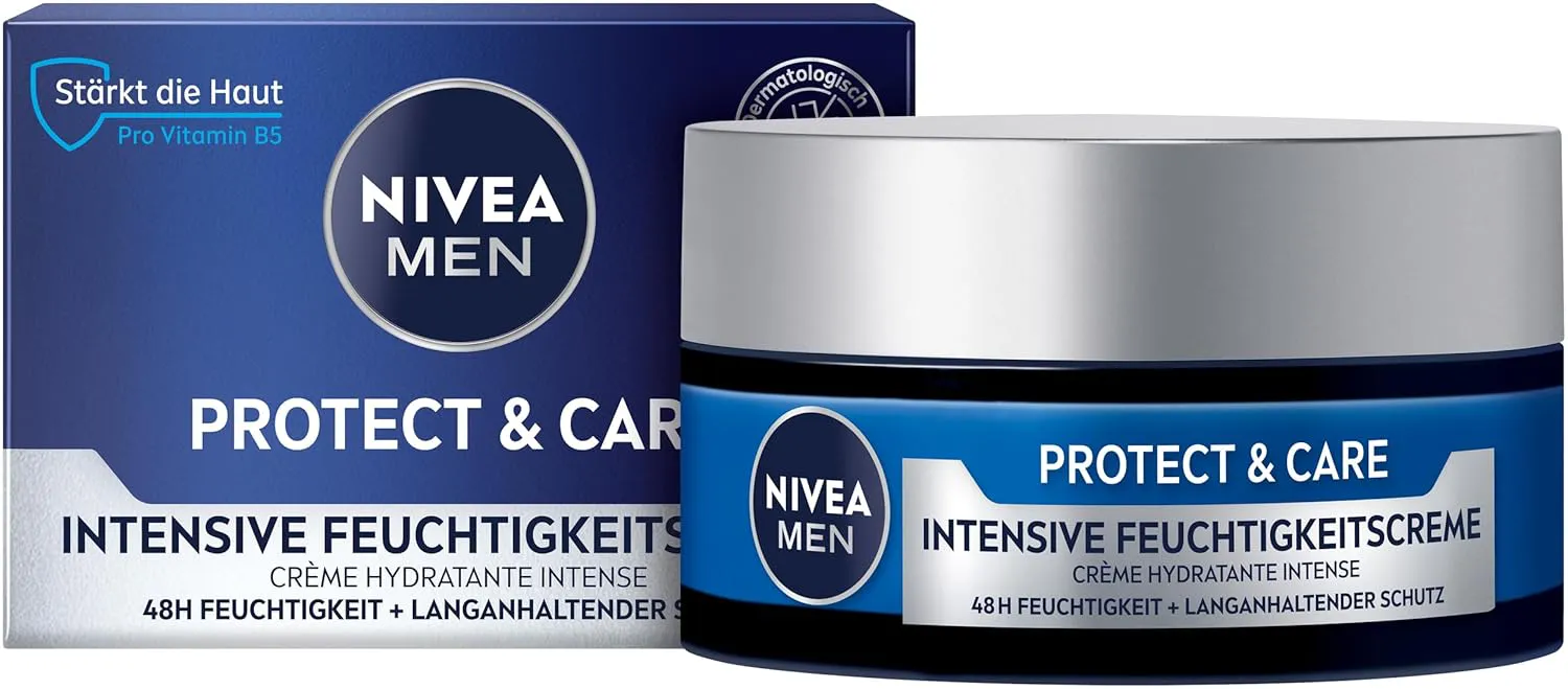 Bild von NIVEA MEN Protect & Care Feuchtigkeitscreme mit Aloe Vera und Pro Vitamin B5, 50 ml