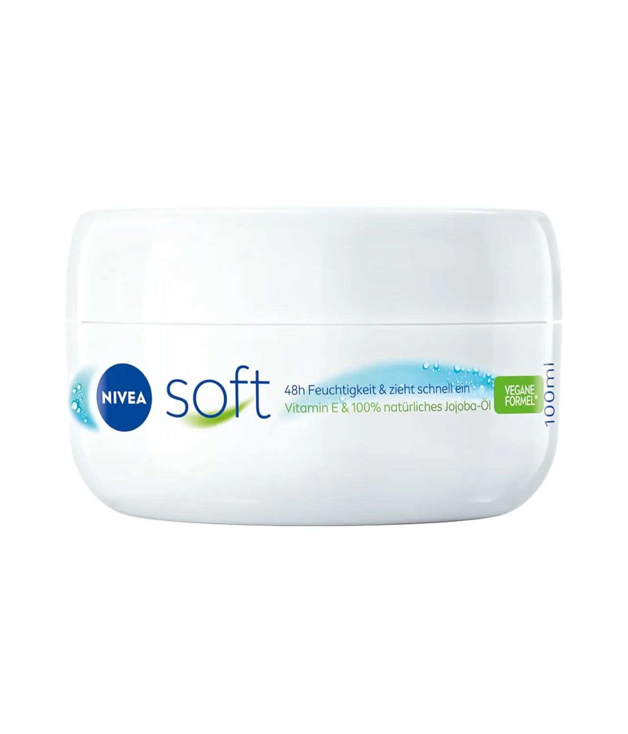Bild von NIVEA Soft Feuchtigkeitscreme 100 ml mit Vitamin E und Jojoba-Öl für entspannte Haut