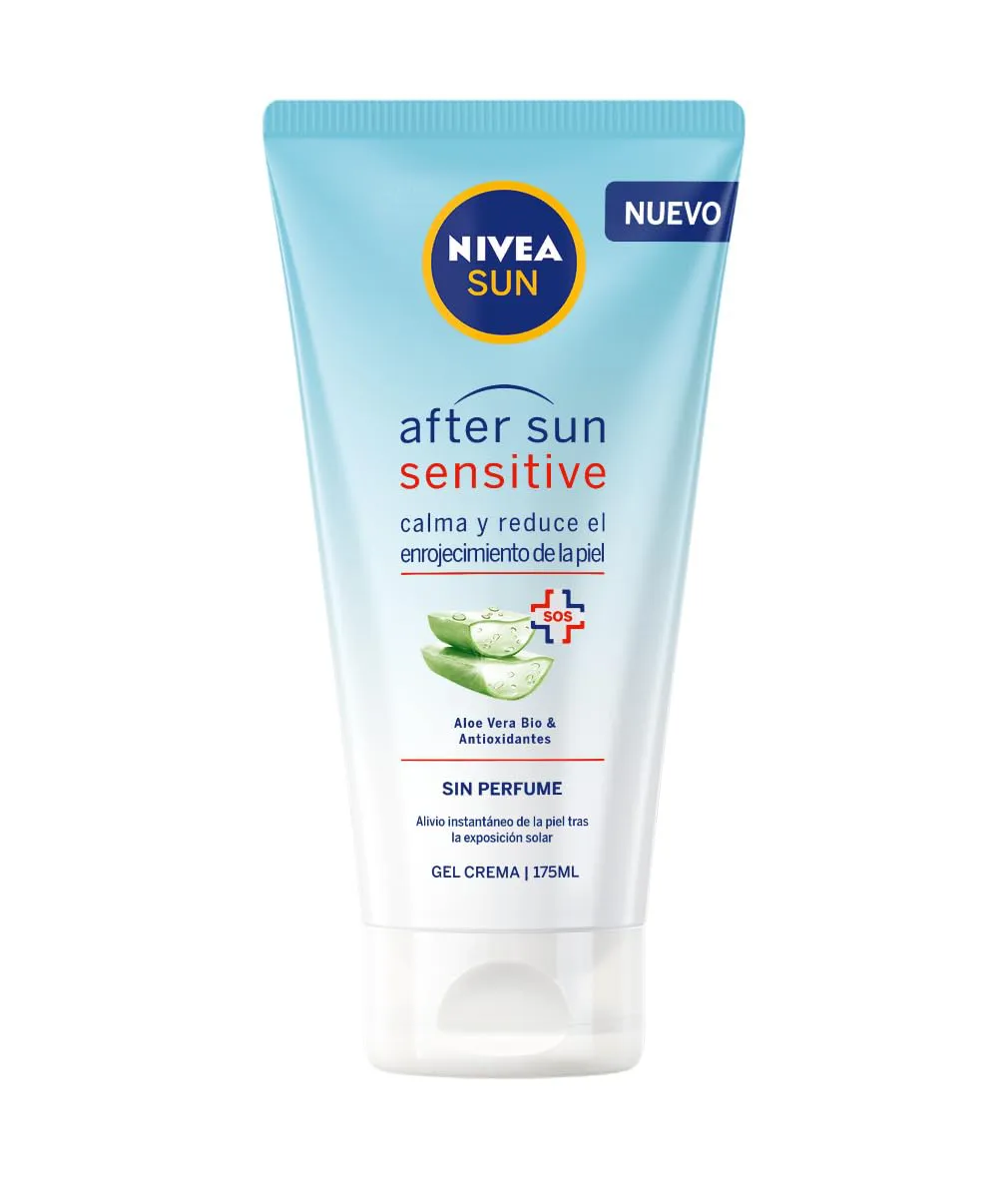 Bild von NIVEA SUN After Sun Gel-Crema mit Aloe Vera, 175 ml für empfindliche Haut