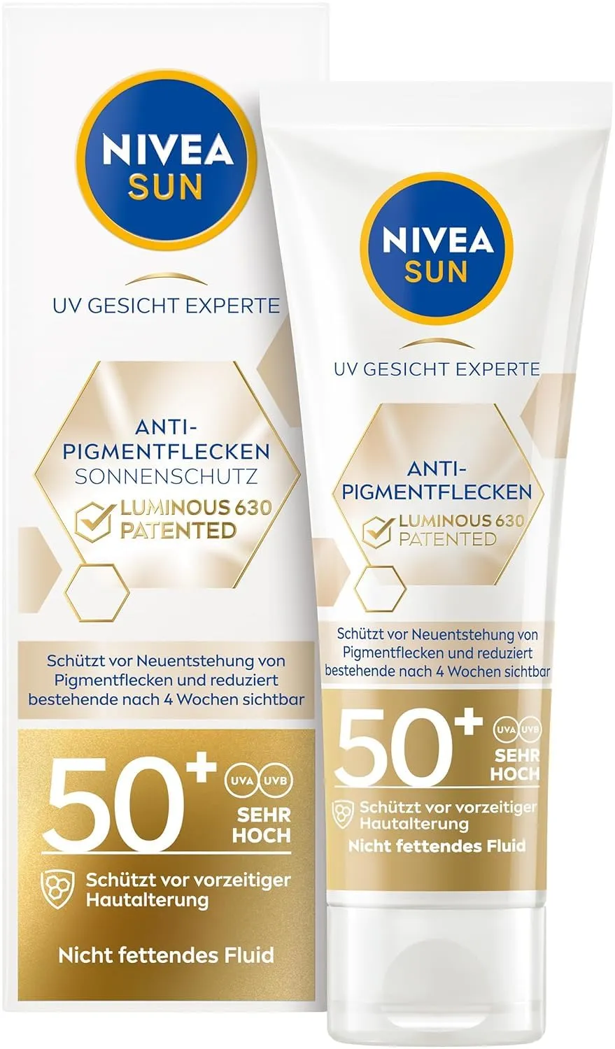 Bild von NIVEA SUN Anti-Pigmentflecken Sonnenschutz mit LSF 50+ in einem 40 ml Fluid