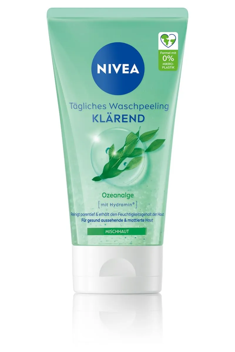 Bild von NIVEA Tägliches Wasch-Peeling mit 150 ml für porentiefe Gesichtsreinigung und reduzierte Hautunreinheiten