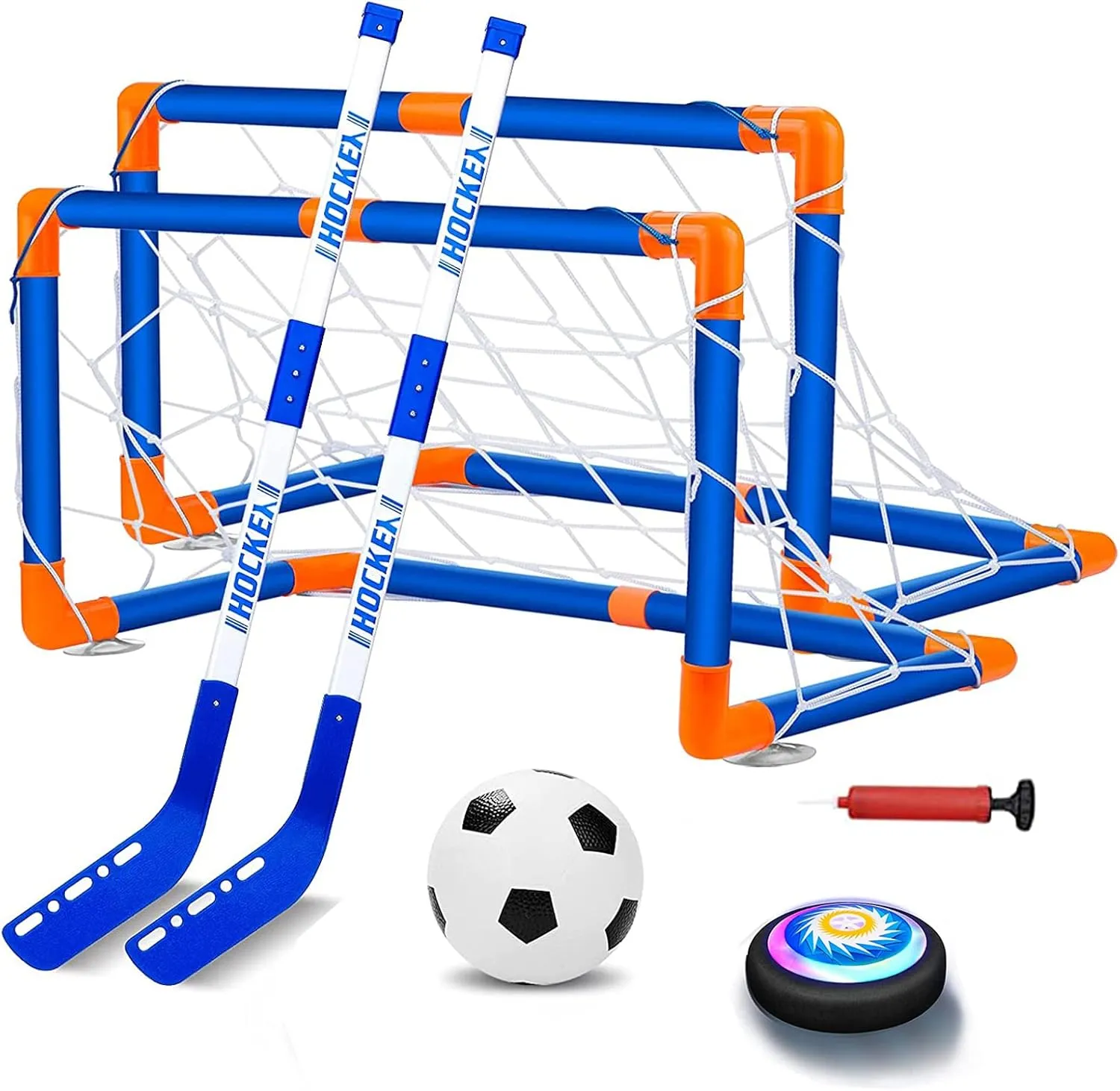 Bild von NIWWIN Air Power Hover-Fußball 3-in-1 Spielzeugset für Innen und Außen, geeignet für Kinder von 3 bis 12 Jahren