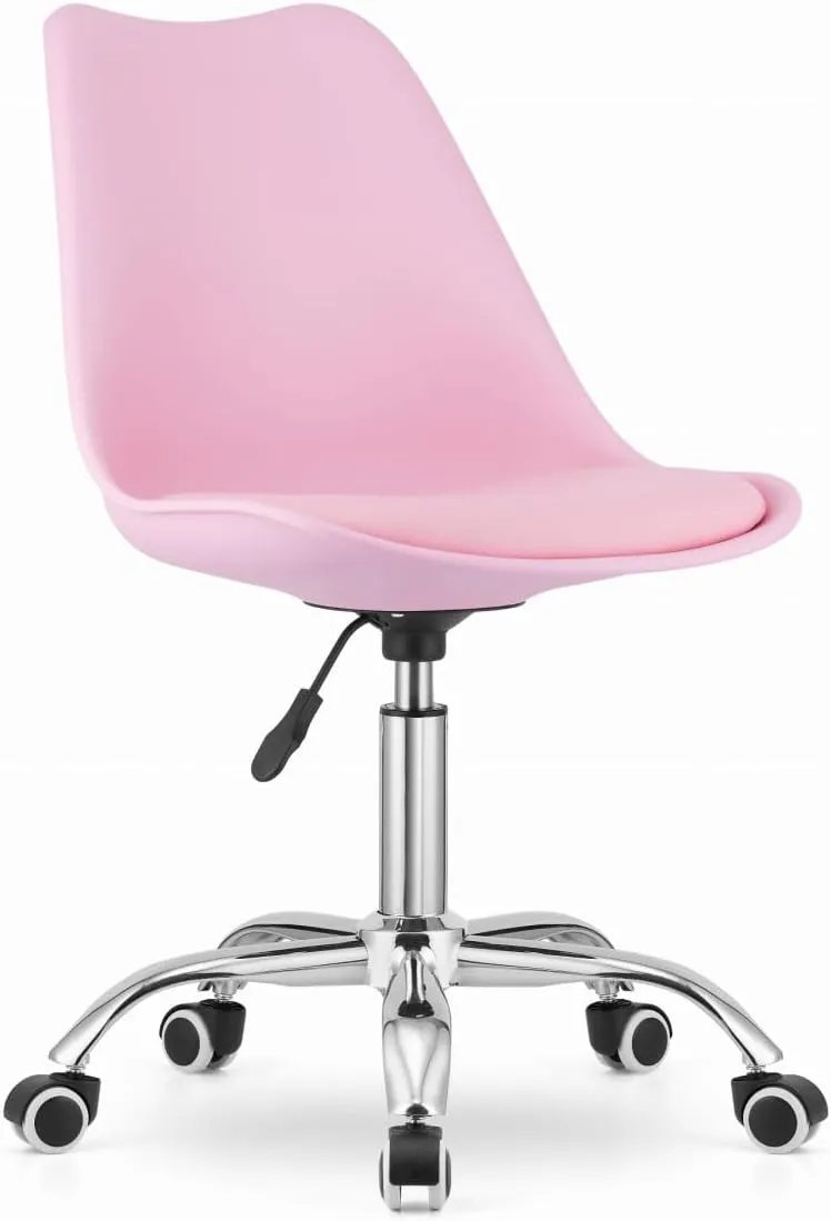 Bild von NMK HOME Drehstuhl mit Rollen, höhenverstellbar, für Homeoffice und Arbeitszimmer