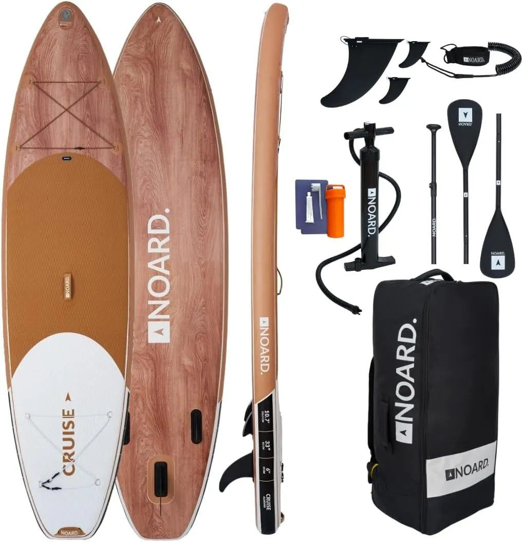 Bild von NOARD Stand Up Paddle Surfboard 326x76x15cm für Anfänger und Profis mit Zubehör und verschiedenen Designs