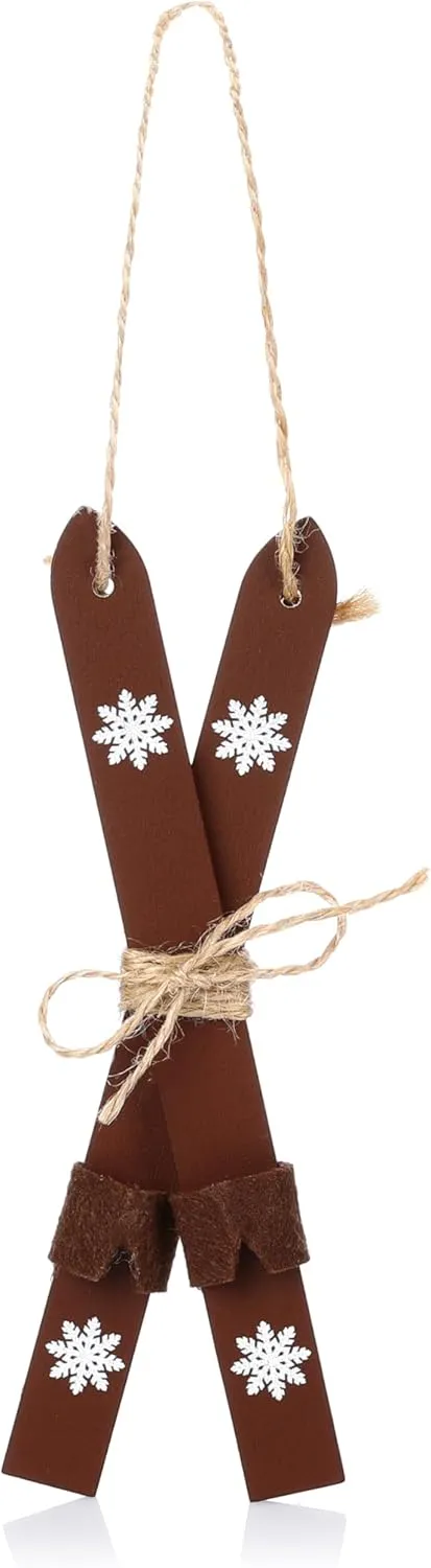 Bild von Nordstern Miniatur Ski mit einer Größe von 15 cm, ideal für Geldgeschenke und Winterdekoration