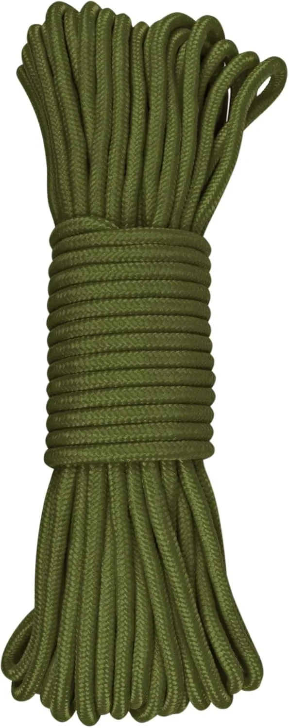 Bild von normani Polypropylen-Seil 5 mm x 15 m in Oliv, belastbar bis 250 kg