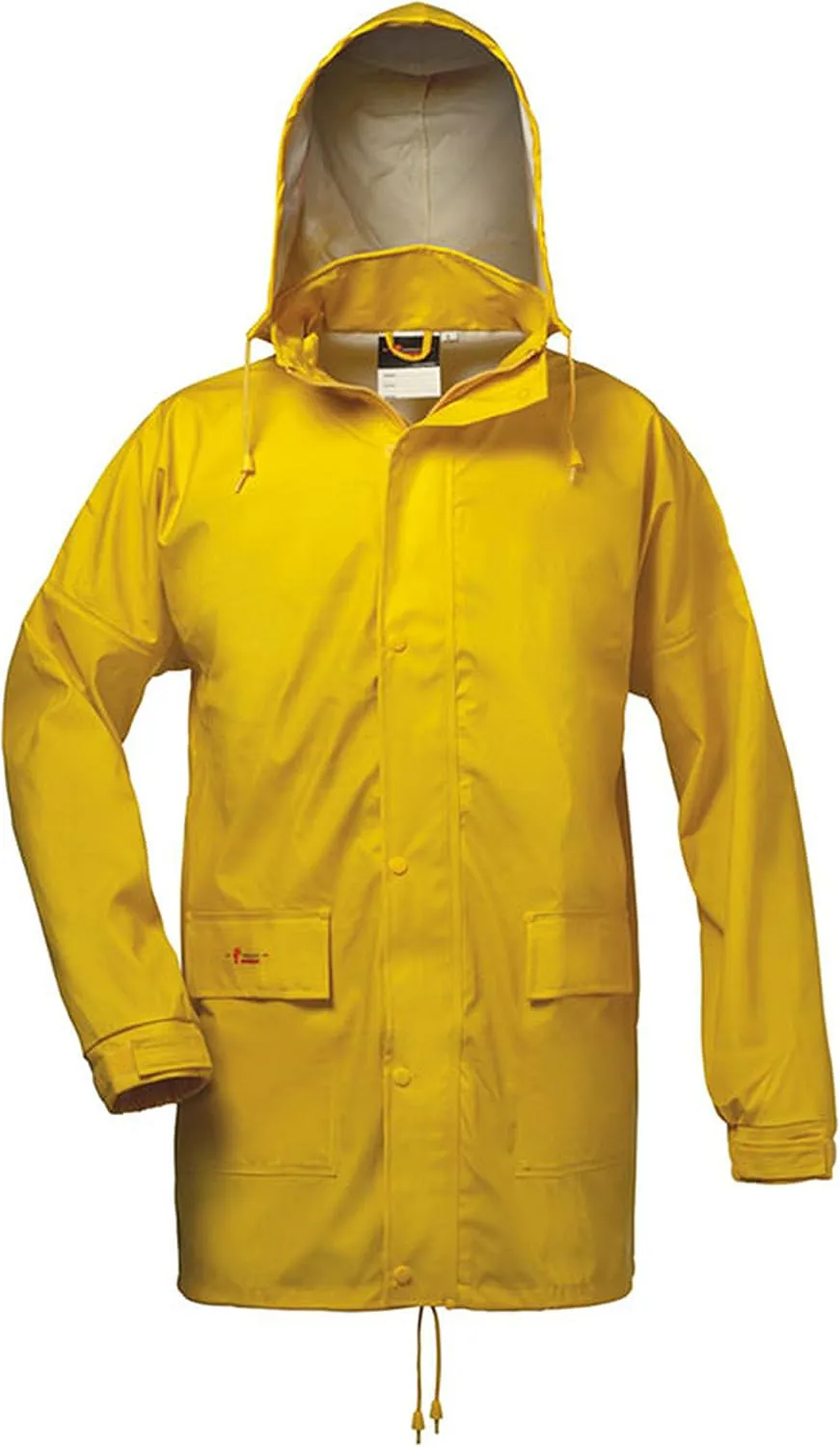 Bild von Norway PU Regenjacke mit Kapuze in Gelb