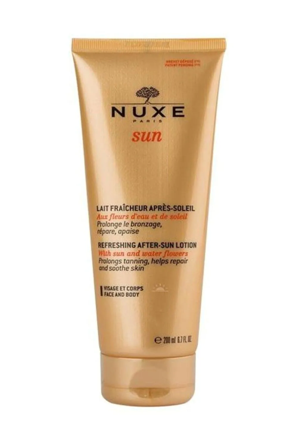 Bild von Nuxe After-Sun Lotion 200 ml für Gesicht und Körper mit Kokosnussduft zur Bräunungspflege
