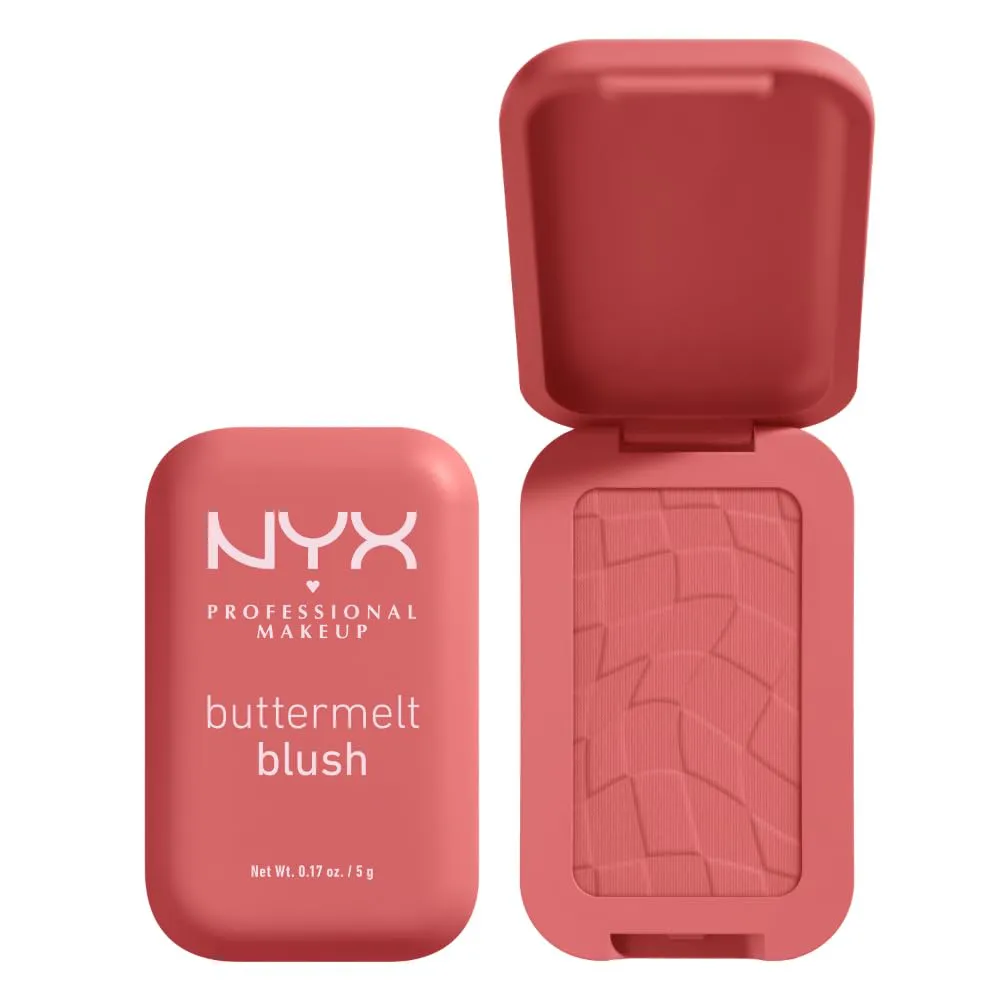 Bild von NYX Buttermelt Blush in der Farbe To The Butta mit cremiger Textur aus Shea Butter, Mandelbutter und Mangobutter für einen frischen Look