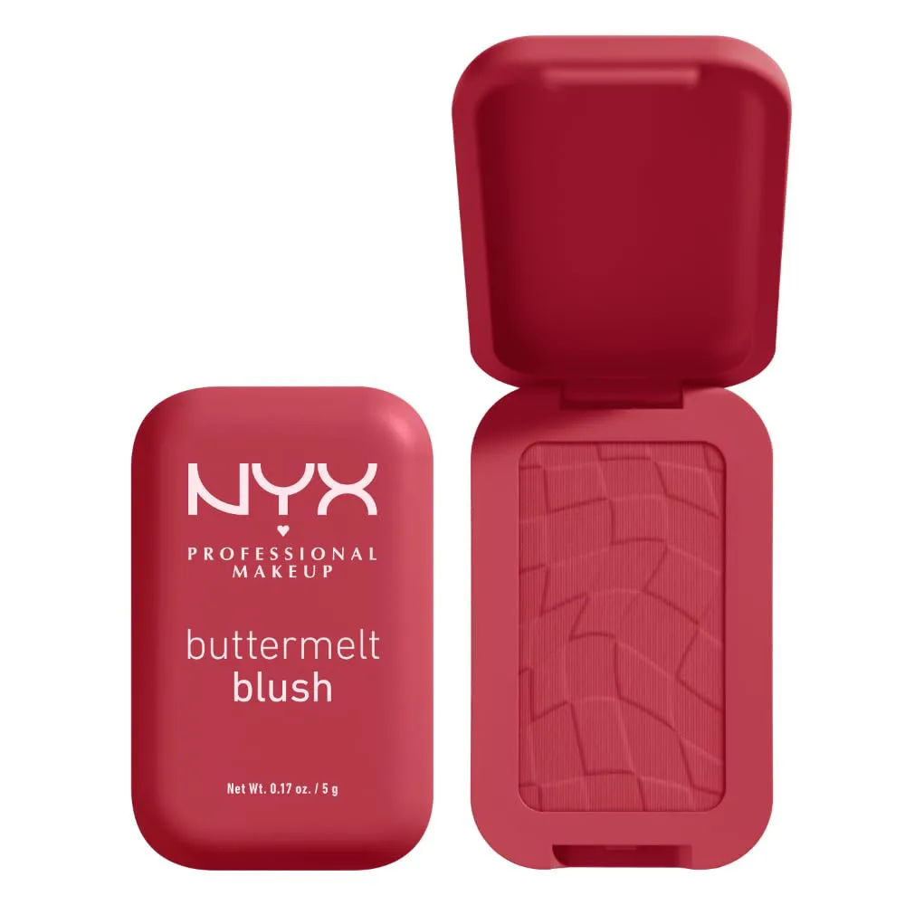Bild von NYX Professional Makeup Buttermelt Blush in der Farbe Back And Butta mit cremiger Textur aus Shea Butter, Mandelbutter und Mangobutter