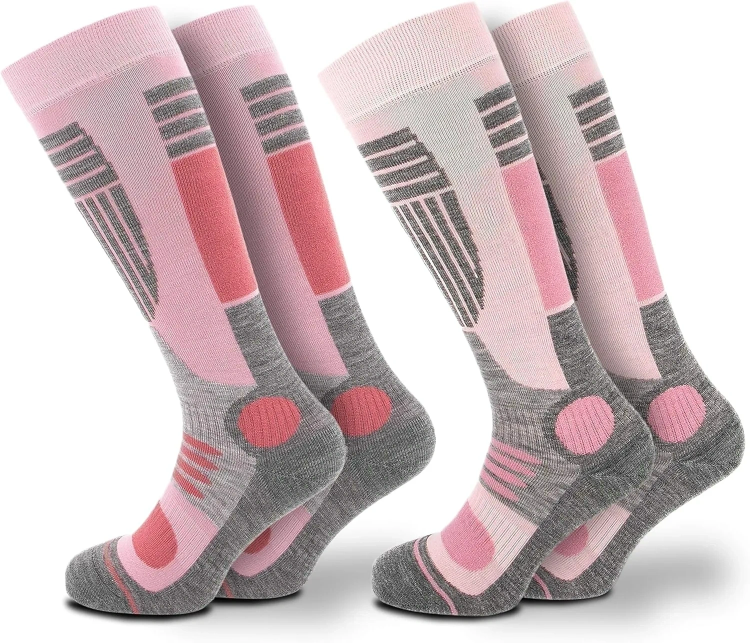 Bild von Occulto Damen Skisocken im 2er Pack mit Polsterung und Thermofunktion für Winteraktivitäten