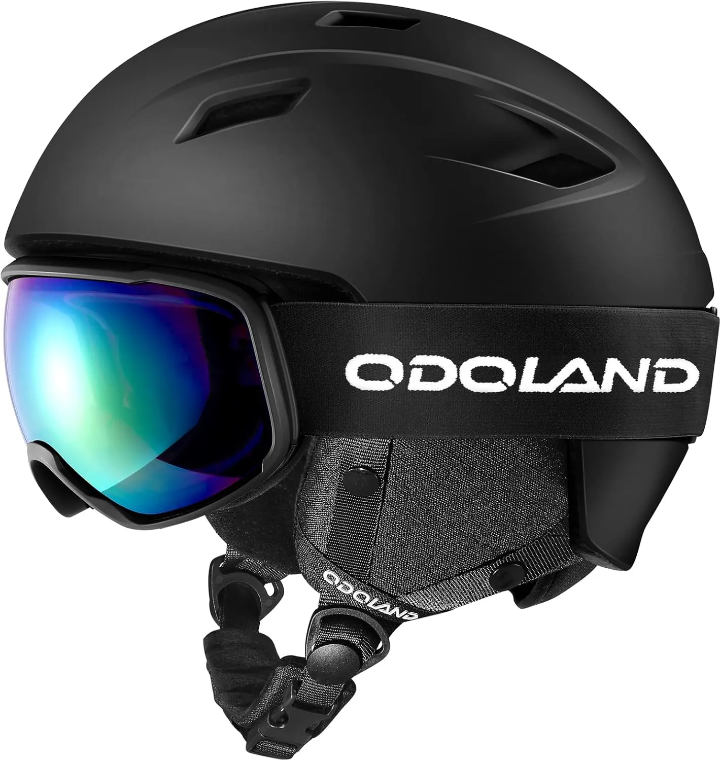 Bild von Odoland Skihelm und Skibrille Set für Damen und Herren mit UV 400 Schutz und Windwiderstand