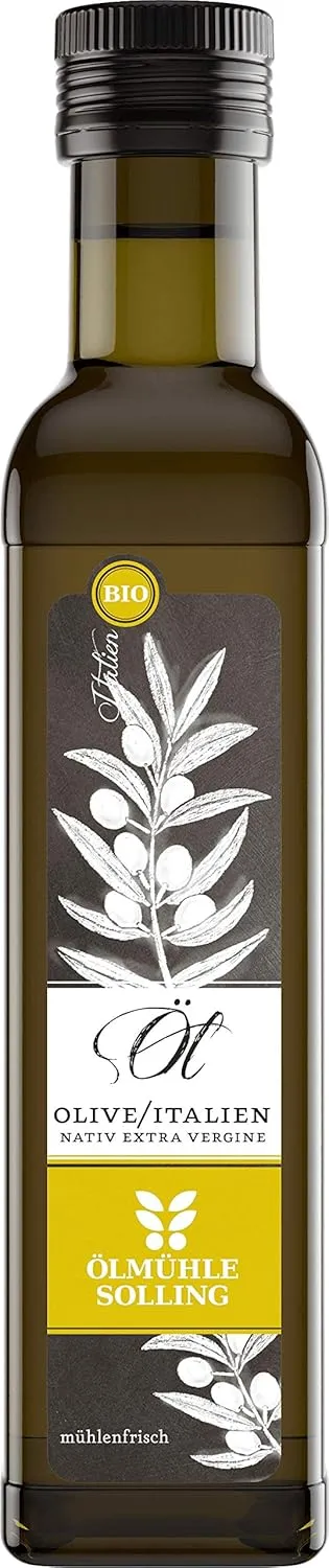Bild von Ölmühle Solling Bio Olivenöl aus Italien mit vollem und fruchtigem Geschmack, ideal für Pasta, Pizza und Salate, Inhalt 250 ml