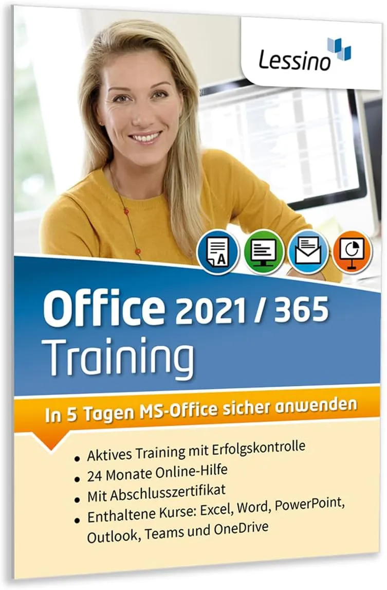 Bild von Office 365 Training Kurs für Excel, Word, PowerPoint, Outlook, Teams und OneDrive mit einer Nutzer-Lizenz