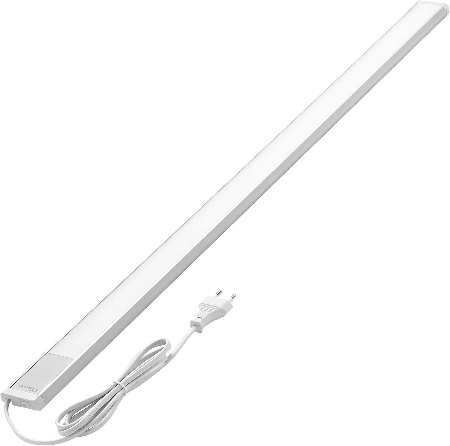 Bild von Oktaplex Riva LED Unterbauleuchte mit 1110 Lumen in warmweiß, 90 cm, silber, 15 Watt, mit Schalter