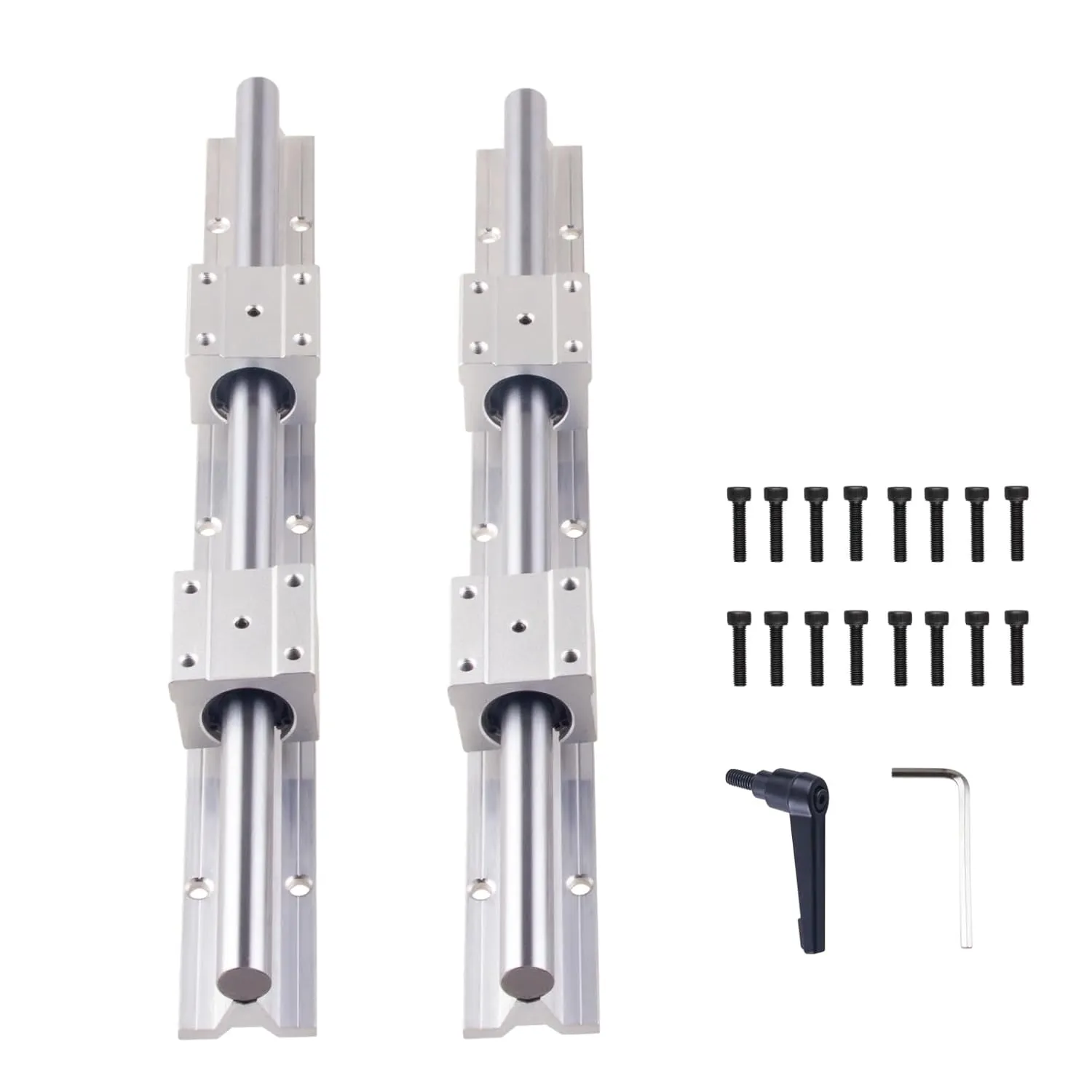 Bild von ONLISUM SBR12 Linearschienen Kit mit 1500mm Schienen und 4 Lagerböcken für automatisierte Maschinen