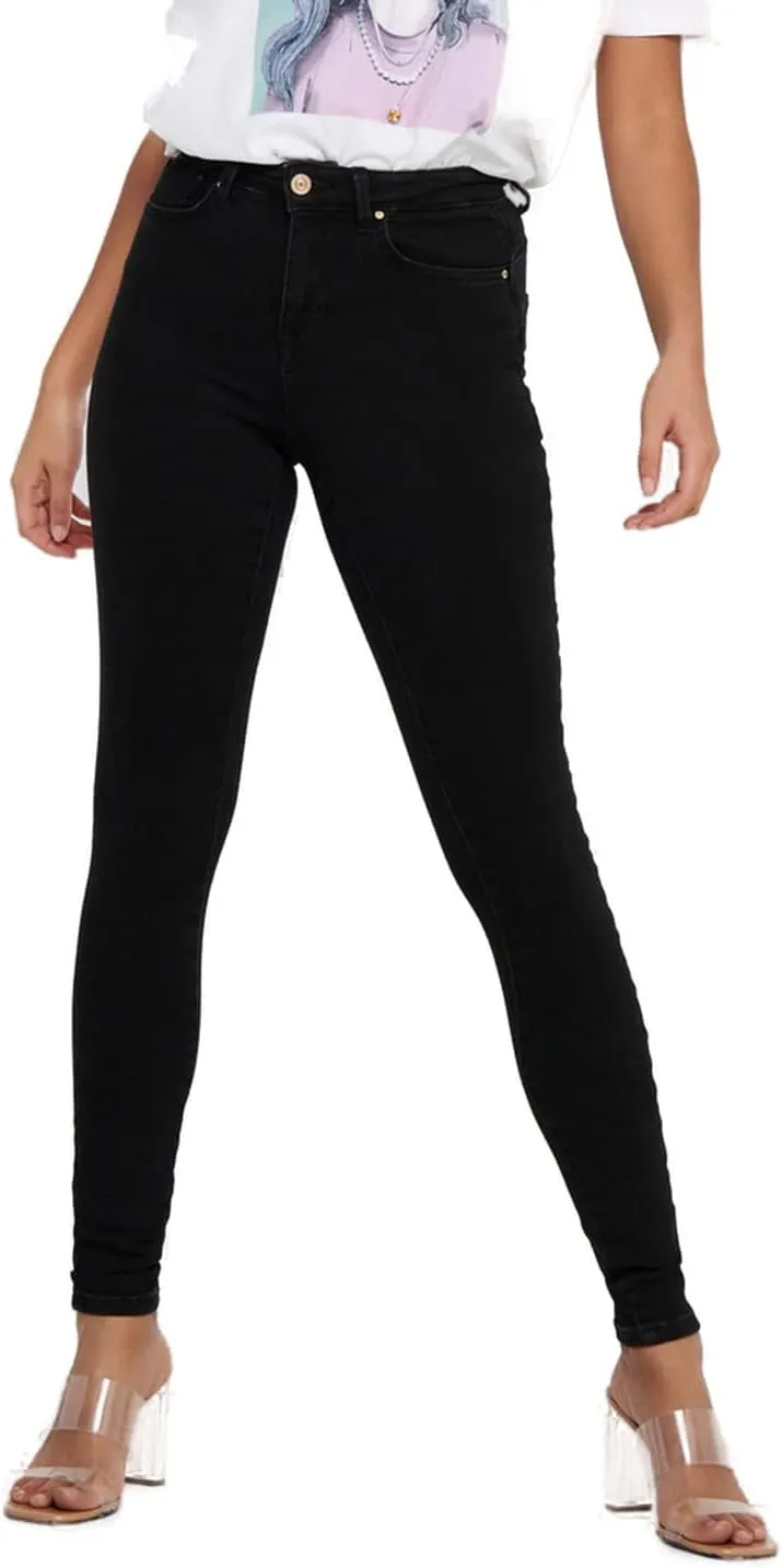 Bild von ONLY ONLPOWER Skinny Jeans für Damen mit mittlerer Taille und schmalem Schnitt