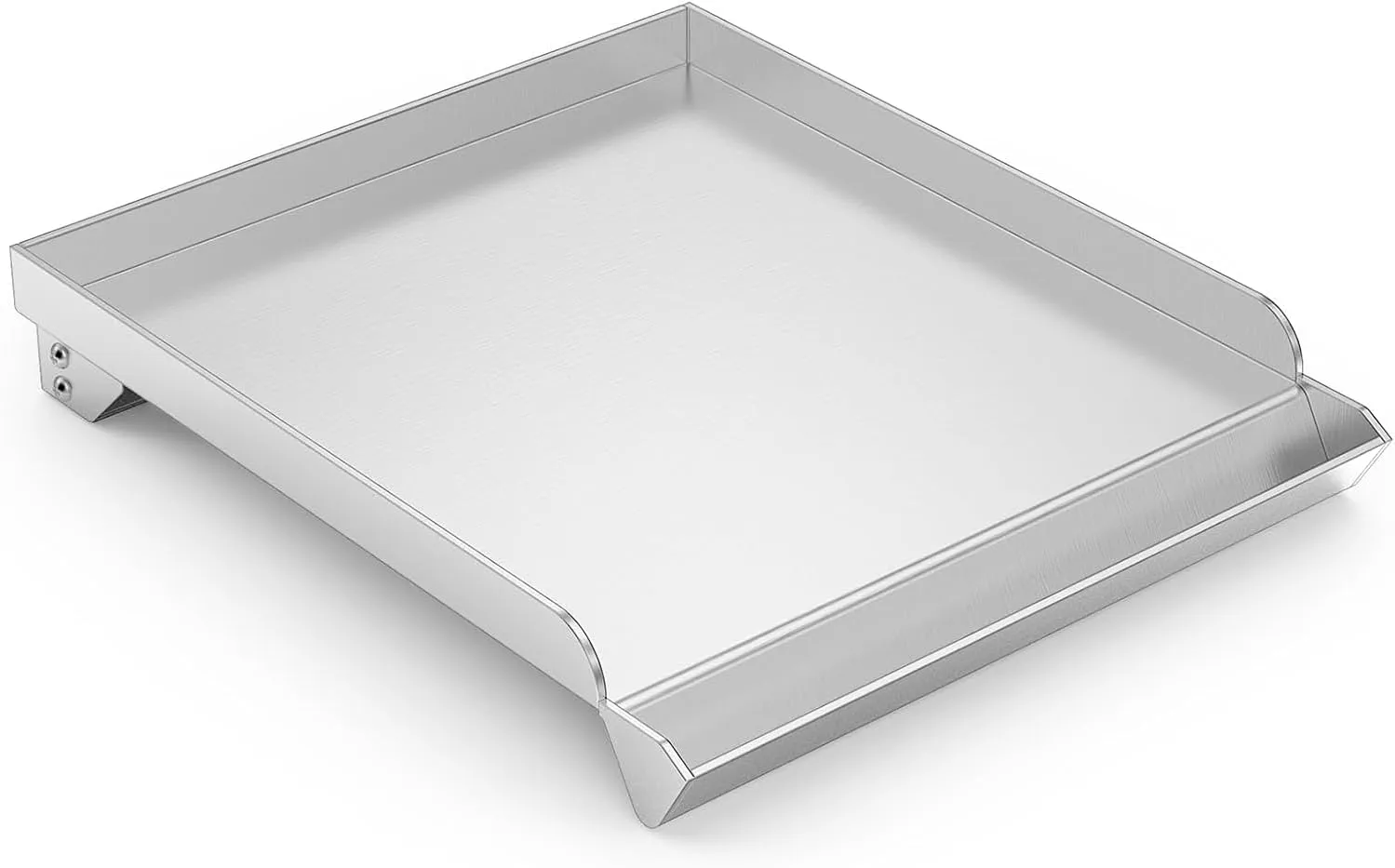 Bild von Onlyfire Edelstahl Grillplatte für Seitenbrenner mit 33 x 31 cm, passend für alle Gasgrills