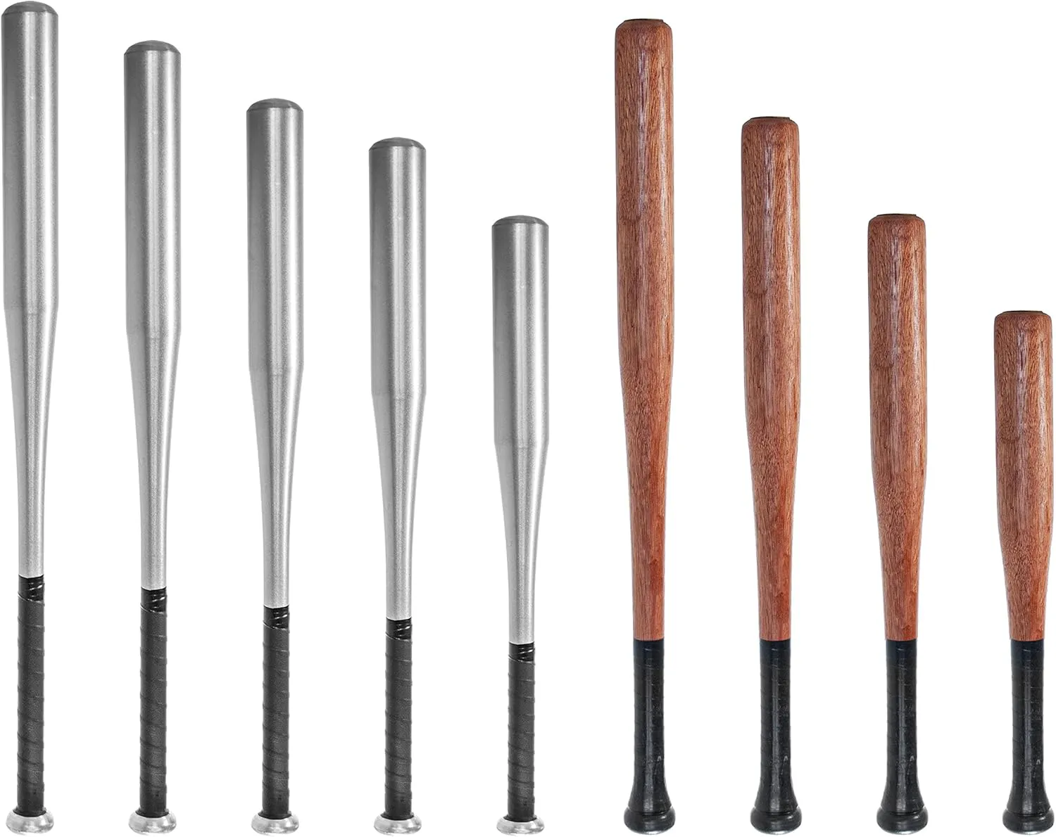 Bild von Onpira Baseballschläger aus Aluminium und Holz in 8 Längen von 54 bis 86 cm
