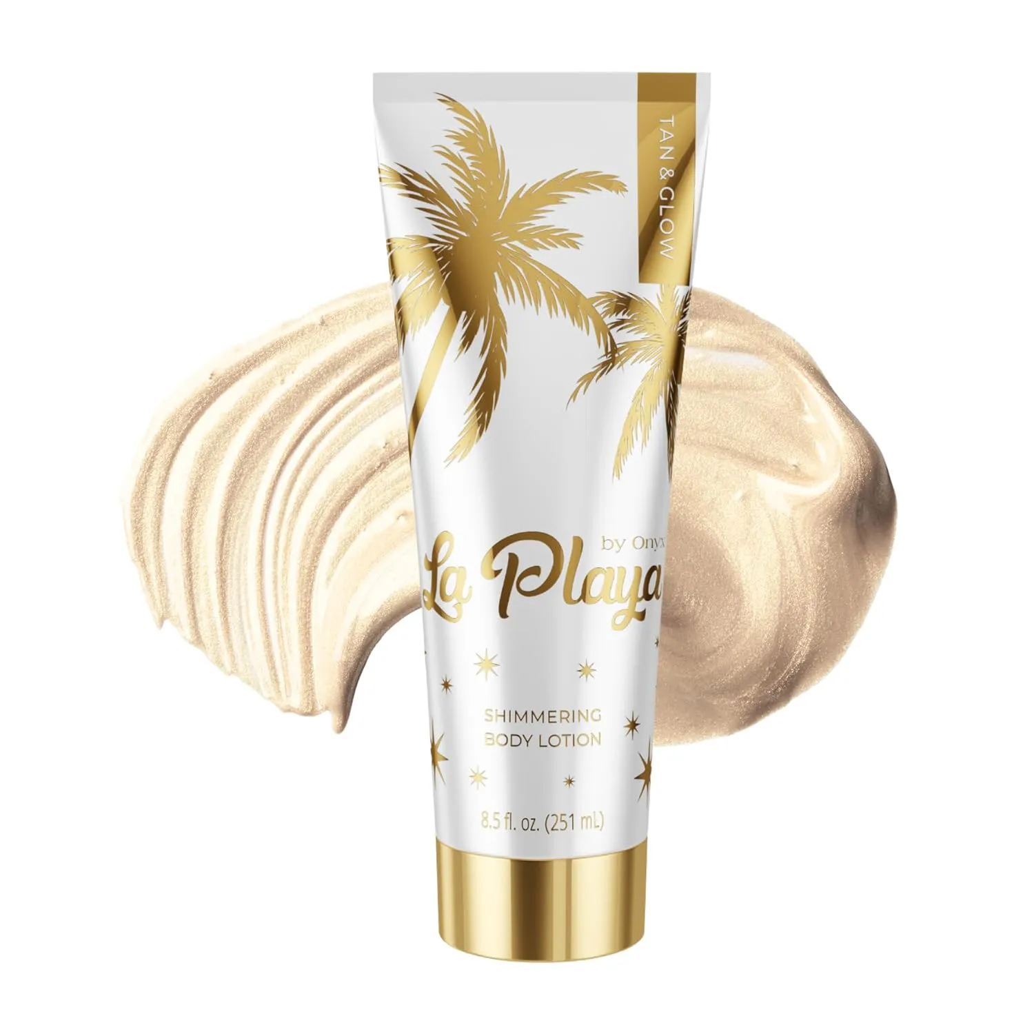 Bild von Onyx La Playa Tan & Glow Schimmer Bodylotion und Sonnencreme für Frauen