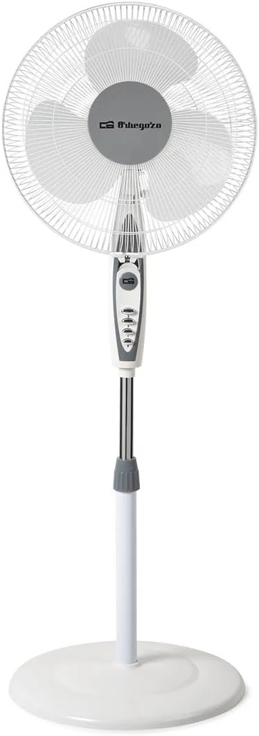 Bild von Orbegozo SF 0147 Standventilator mit 40 cm Blättergröße, 3 Stufen, einstellbarer Höhe und 50 Watt in Weiß