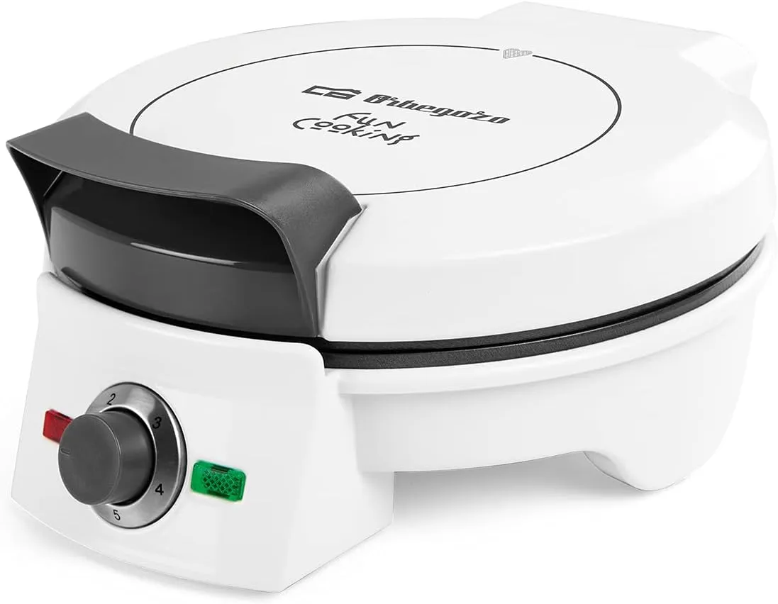 Bild von Orbegozo Waffeleisen mit 1500 Watt, Schnellaufheizung, Antihaftbeschichtung und Cool-Touch-Griff