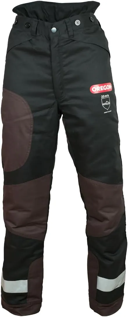 Bild von Oregon Yukon Plus Schnittschutz-Bundhose in Schwarz Größe L mit einer Schnittgeschwindigkeit von 20 m/s