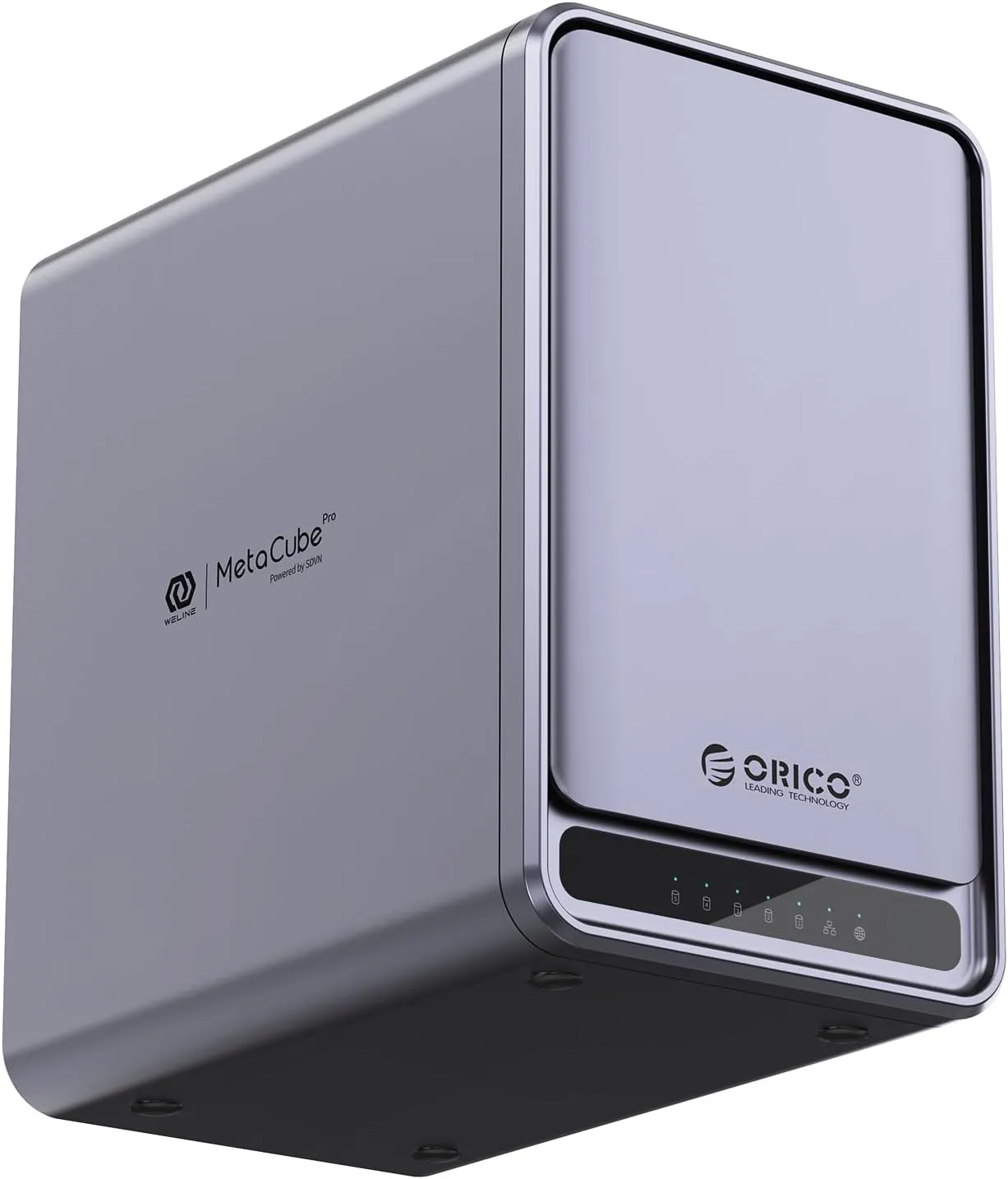 Bild von ORICO TS500 5-Bay NAS Speicher mit APP-Anbindung für Team und Familie, 4-Core CPU, 2 GB RAM und Hardware RAID