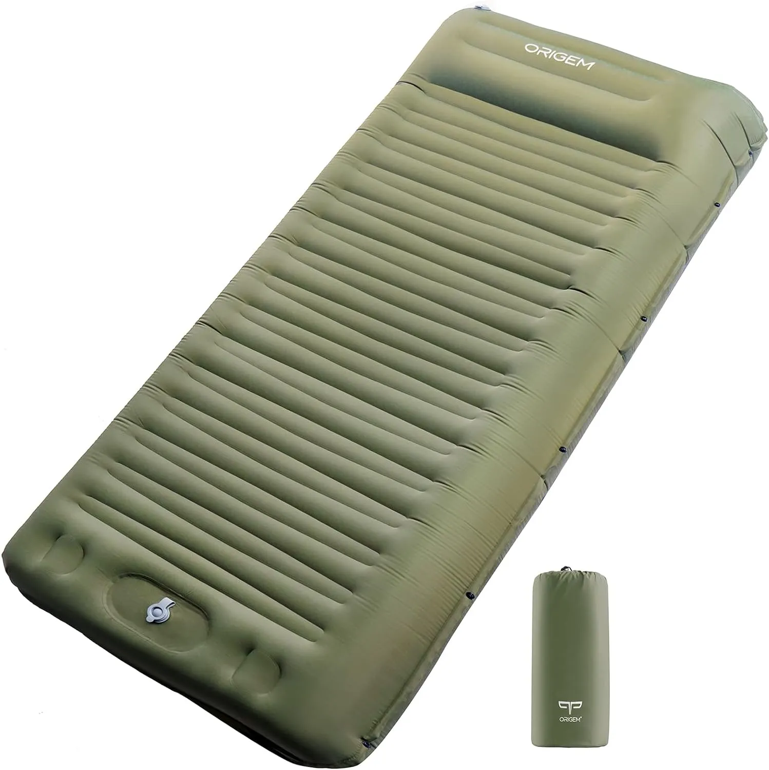 Bild von Origem selbstaufblasende Isomatte für Camping mit 14 cm Dicke und leichtem Packmaß