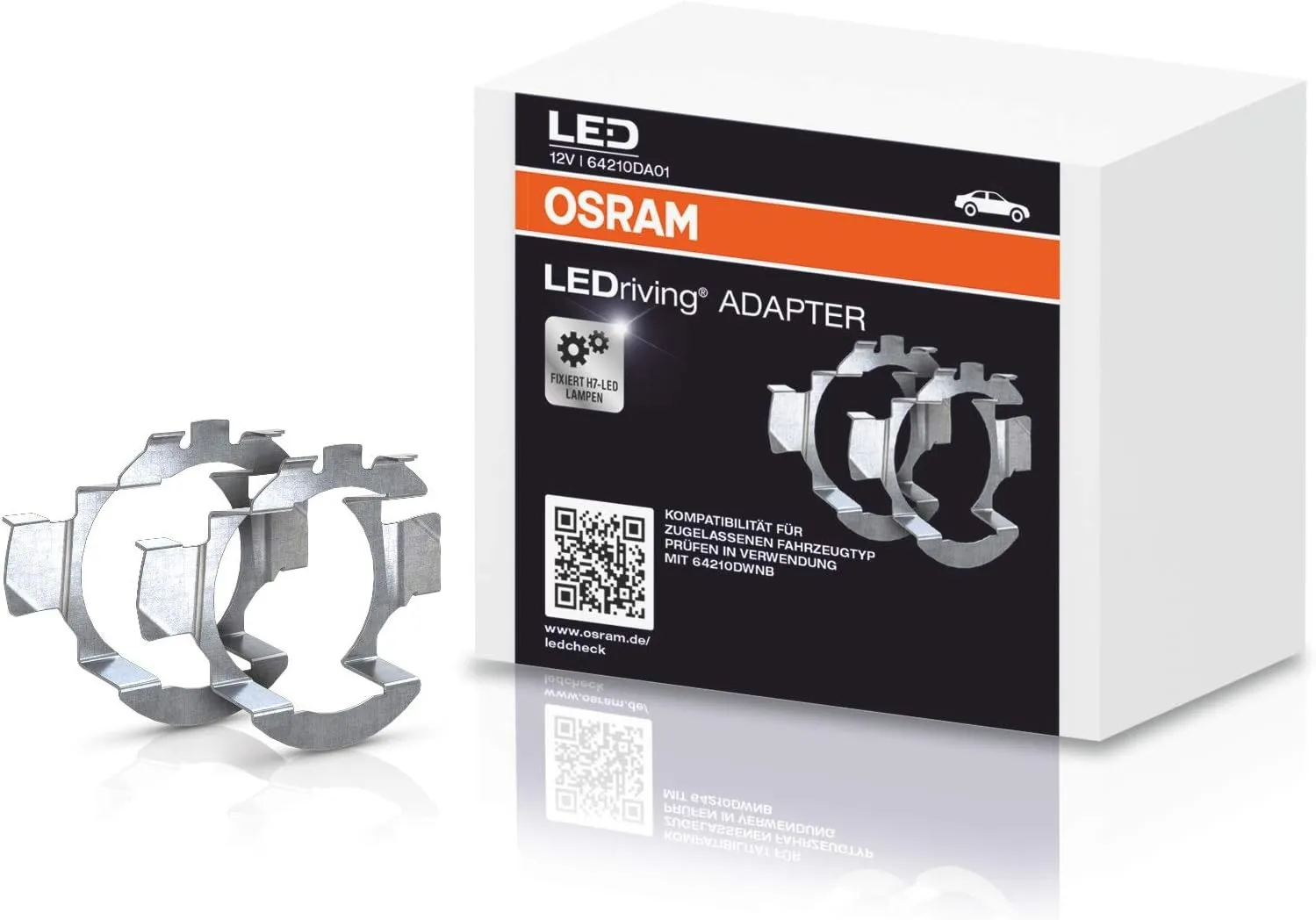 Bild von OSRAM LEDriving Adapter für Night Breaker H7-LED mit Lampenhalterung in Silber