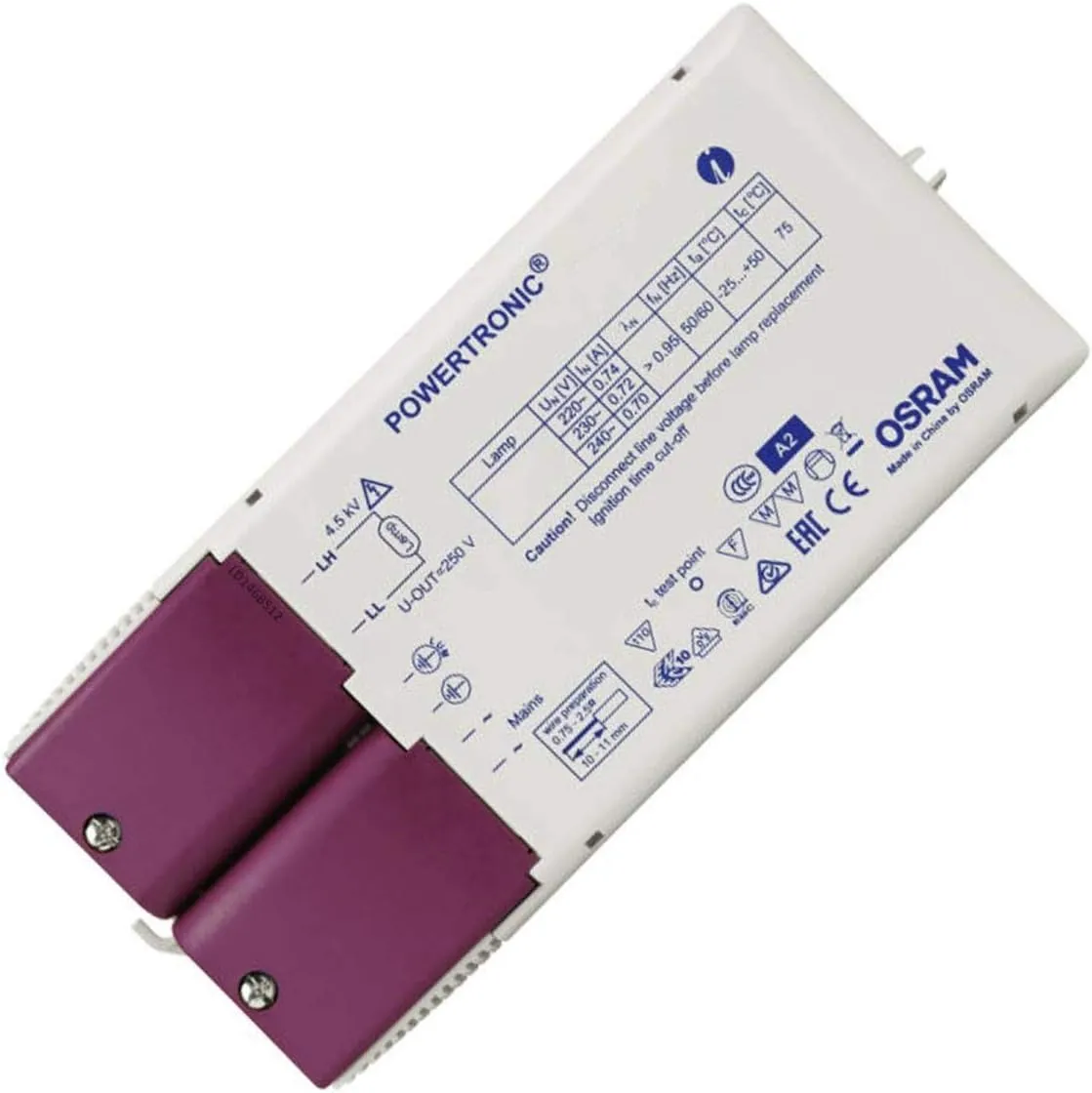 Bild von OSRAM PTi Vorschaltgerät für 70 Watt CDM HCI HID