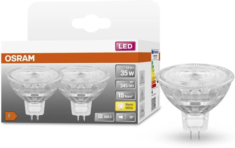 Bild von OSRAM Star LED Reflektorlampe GU5.3 mit 2700K warmweiß und 345 Lumen im Doppelpack