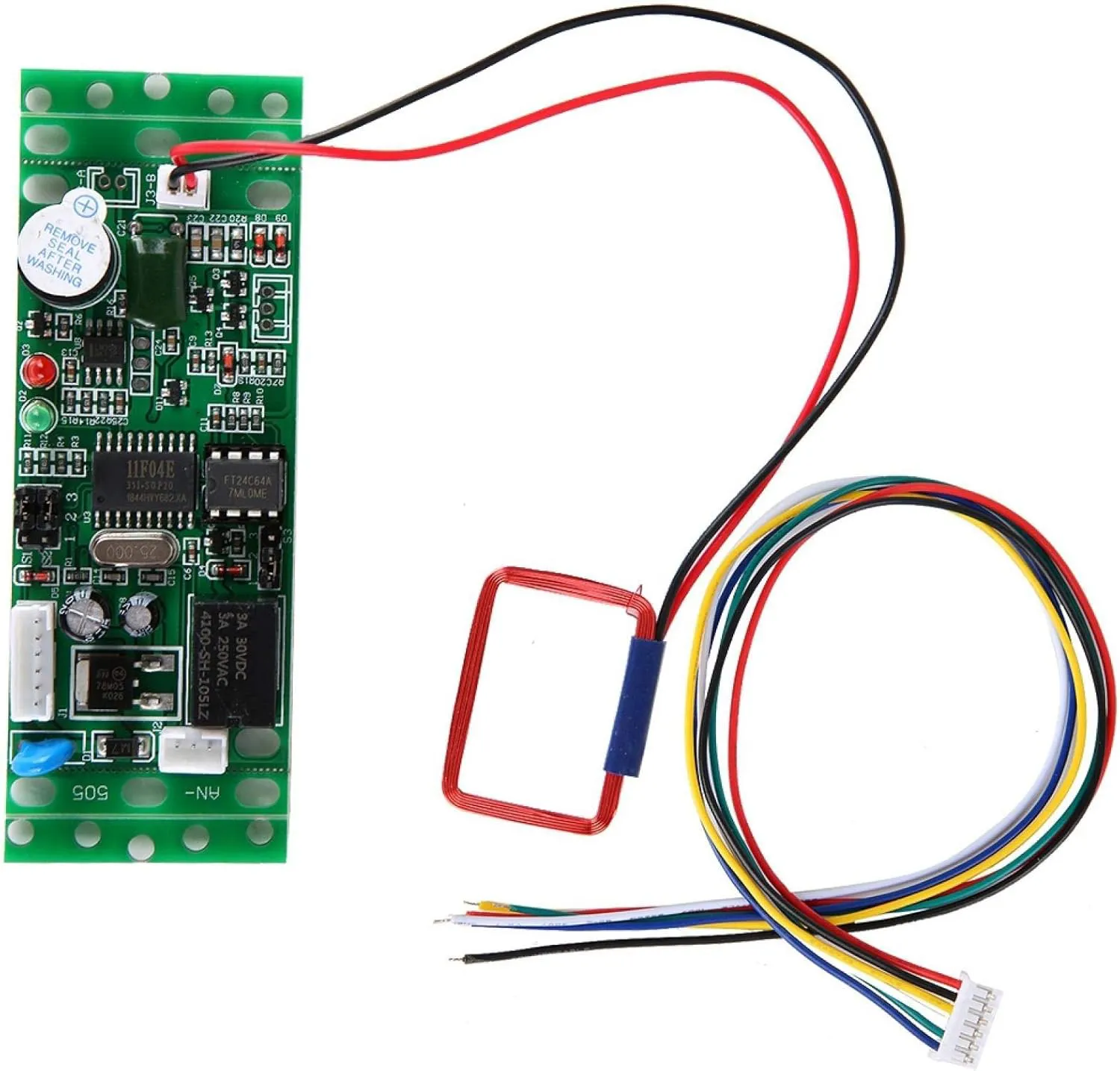 Bild von Ouitble Zugangskontrollmodul mit 125 kHz RFID Lesemodul und eingebetteter Steuerplatine für 9-12 Volt