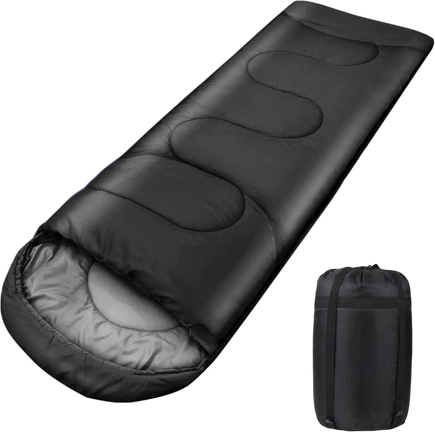 Bild von Outdoor Schlafsack für Erwachsene mit 2 in 1 Funktion, geeignet für 3 Jahreszeiten, leicht und wasserdicht für Camping und Rucksackreisen