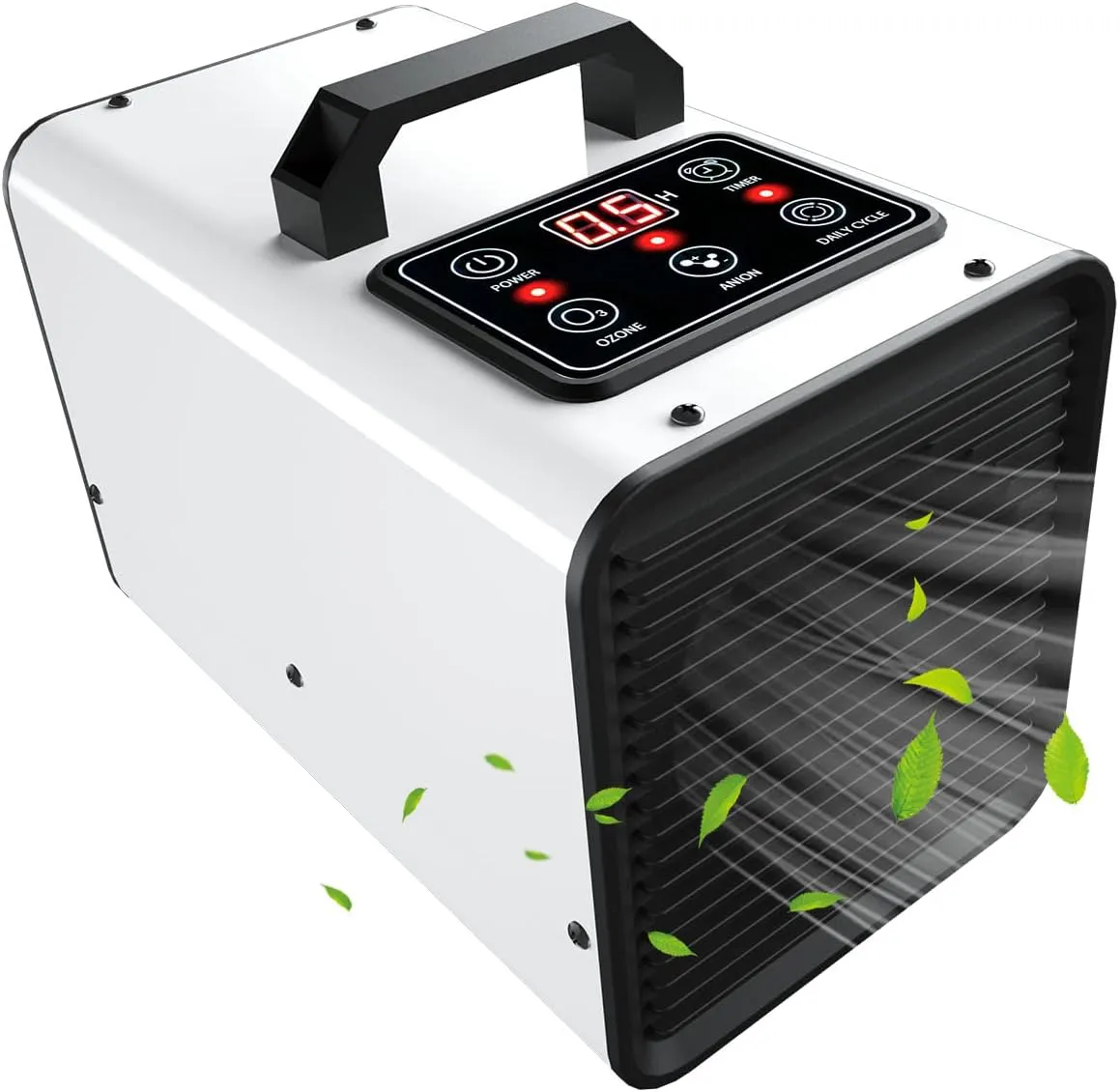 Bild von Ozongenerator 2-in-1 mit negativem Ionen Generator und 60.000 mg/h für Auto und Wohnung, effektiver Geruchskiller für Rauch und Haustiere