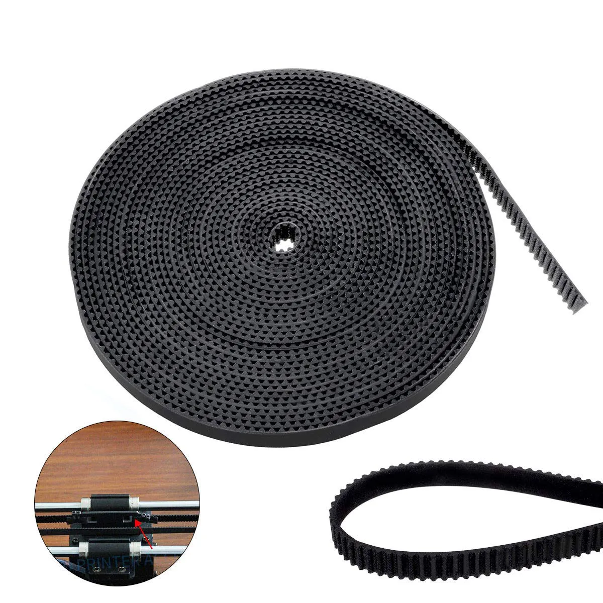 Bild von OZUAR 5 Meter GT2 Zahnriemen mit 6 mm Breite für 3D-Drucker