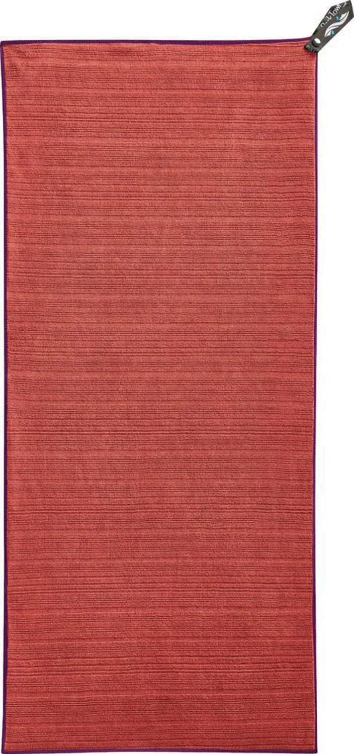 Bild von PackTowl Luxe Mikrofaser Sporthandtuch in Vivid Coral, Größe 64 x 137 cm