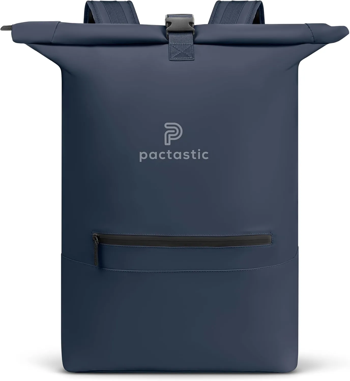 Bild von Pactastic Rolltop-Rucksack bis 70 Liter mit Laptopfach aus robustem, wasserabweisendem veganem Material, flexibel erweiterbar von 40x20x50 cm bis 40x30x65 cm