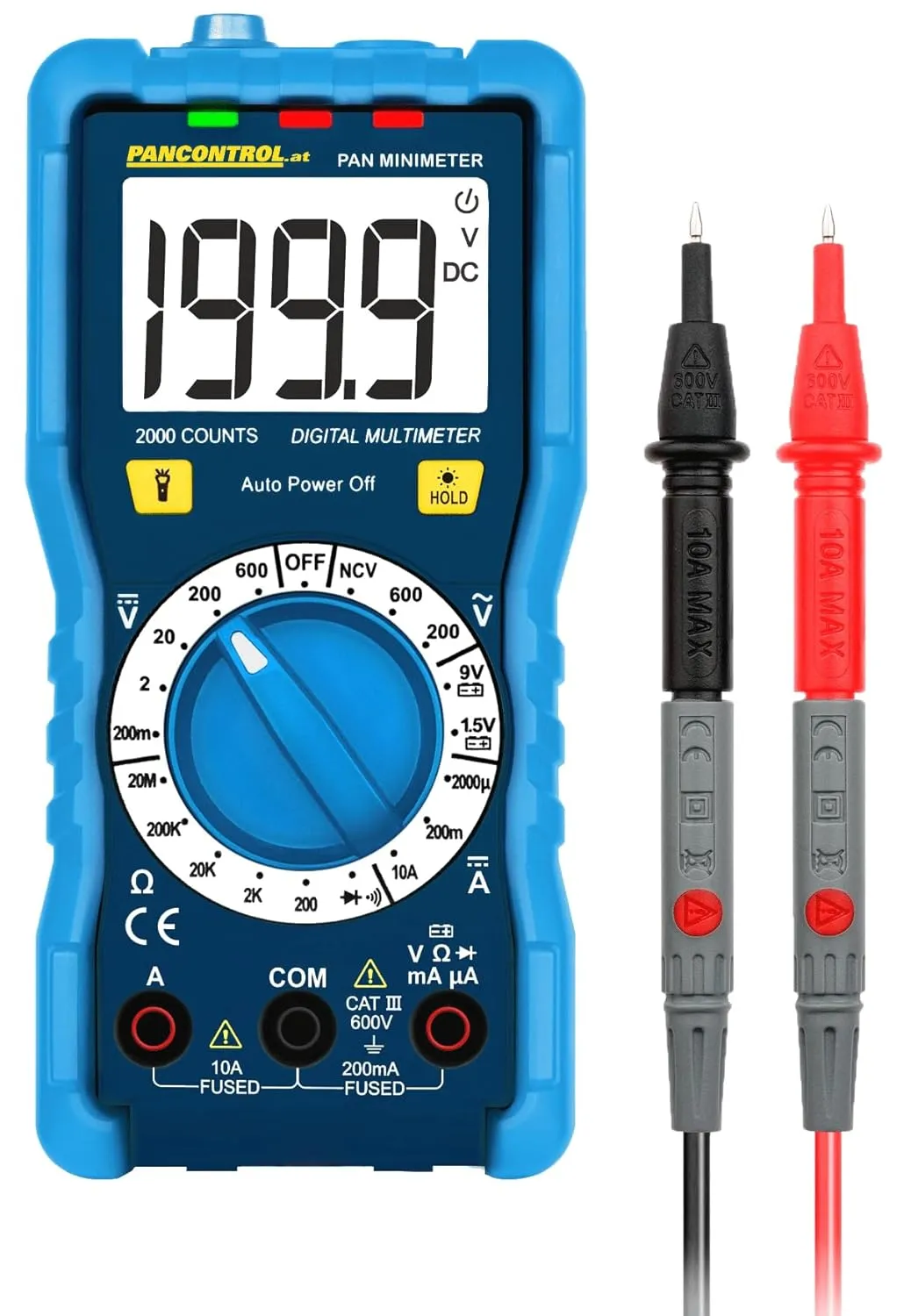 Bild von Pancontrol MINIMETER Digital Multimeter in Schwarz