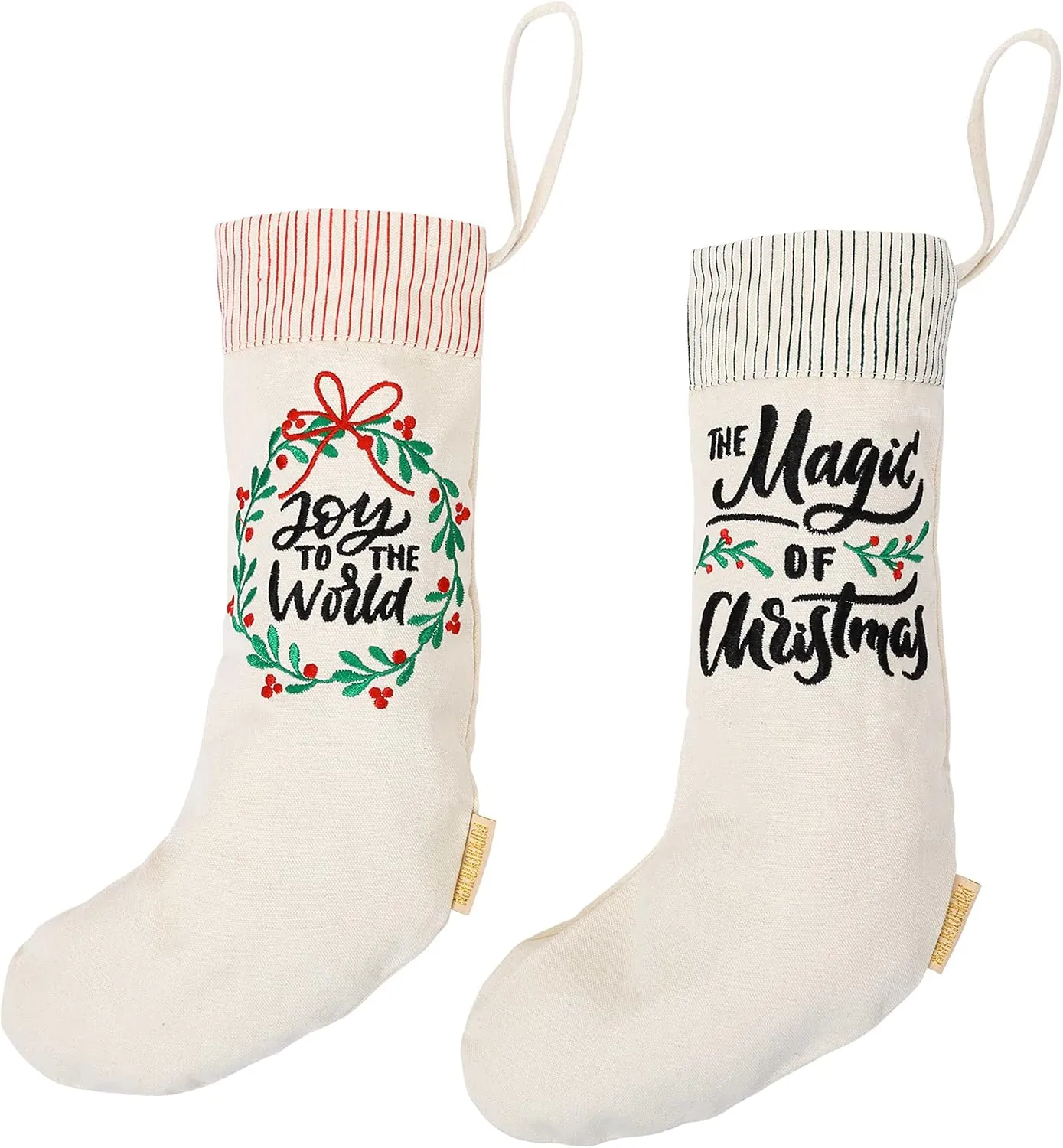 Bild von Papierdrachen Weihnachtsstrumpf Set mit 4 Stücken zum Befüllen und Aufhängen